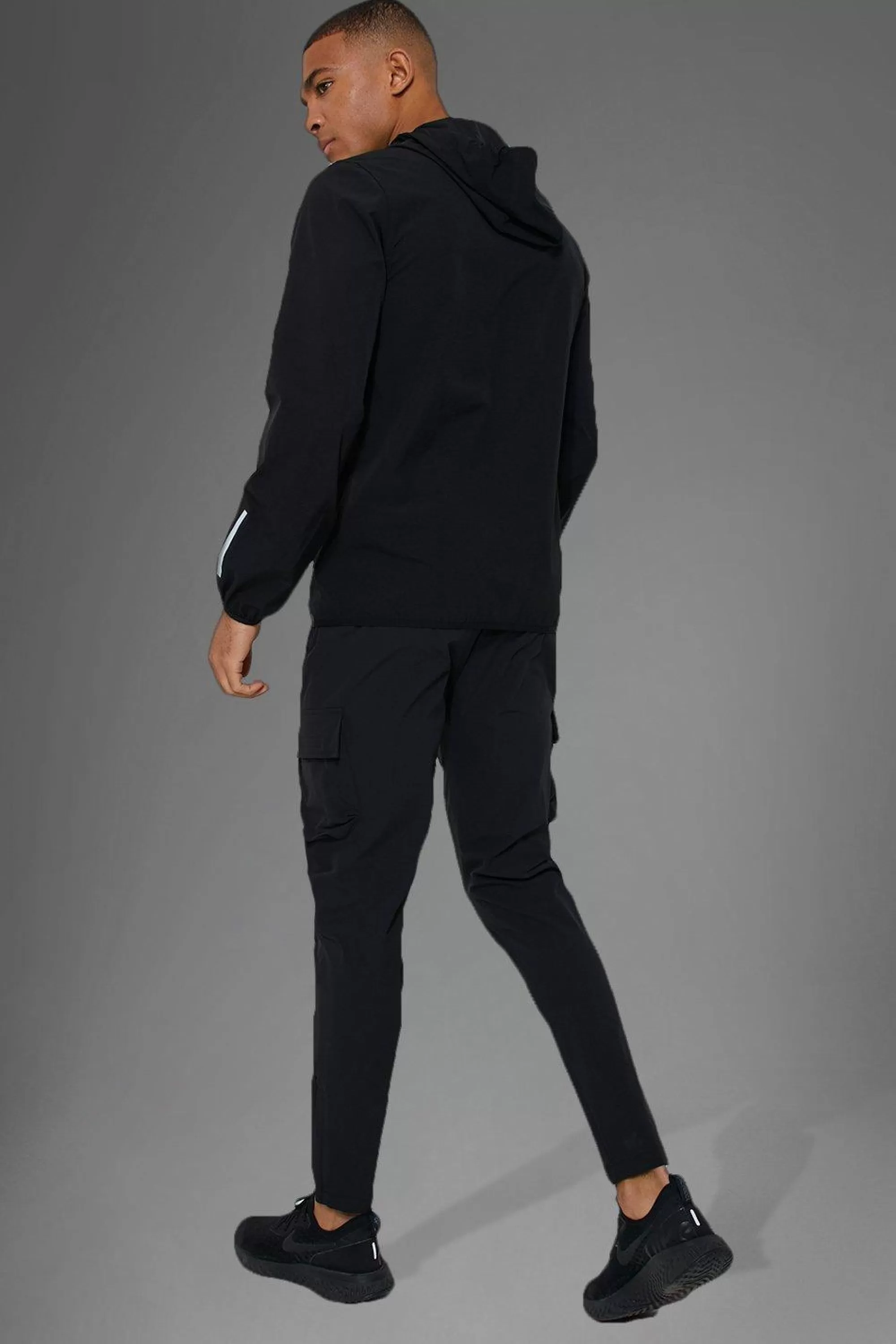 boohooMAN Man Active Gym Technical Cargo Jogger | UK