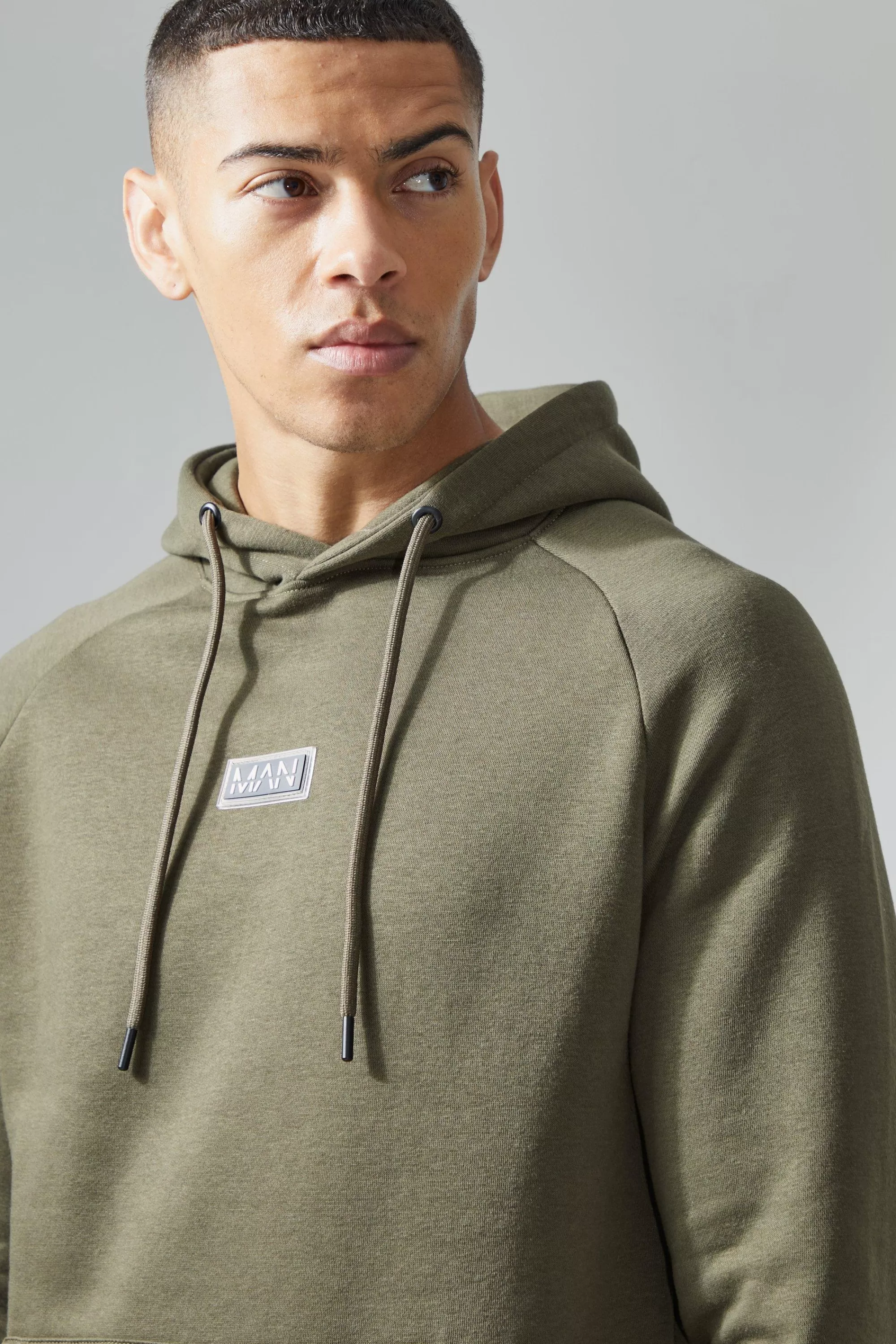 boohooMAN Man Active Gym Training Hoodie & Short Set | UK