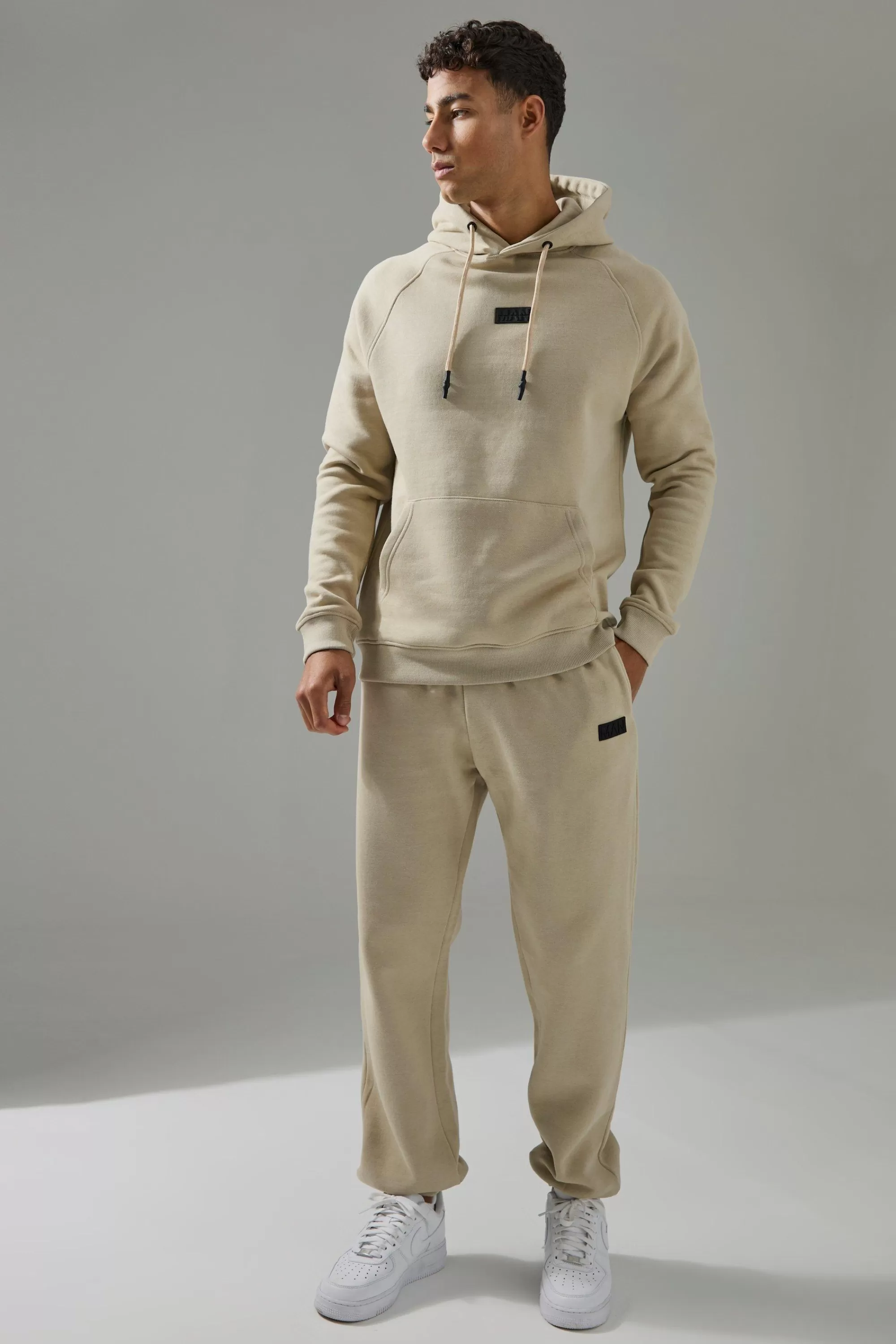 boohooMAN Man Active Hoodie & Jogger Tracksuit | UK
