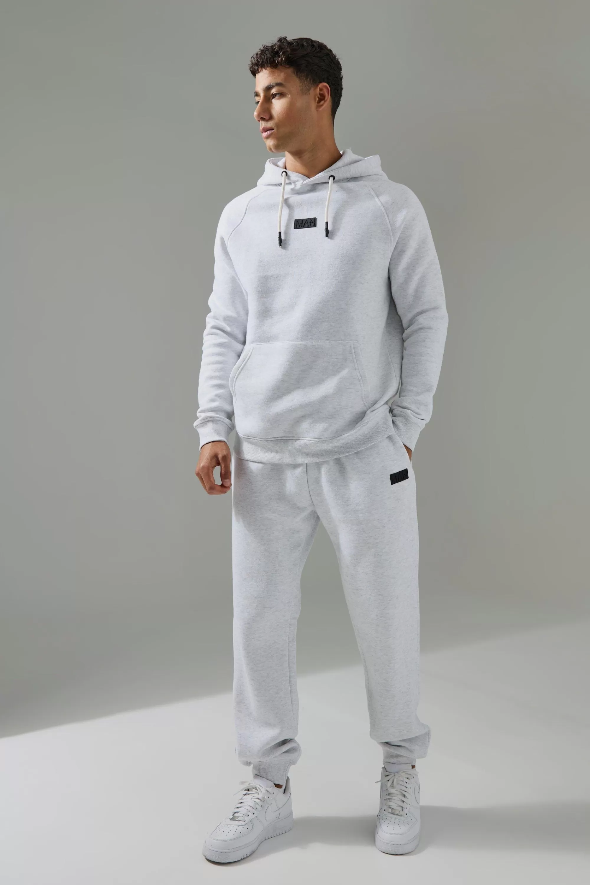 boohooMAN Man Active Hoodie & Jogger Tracksuit | UK