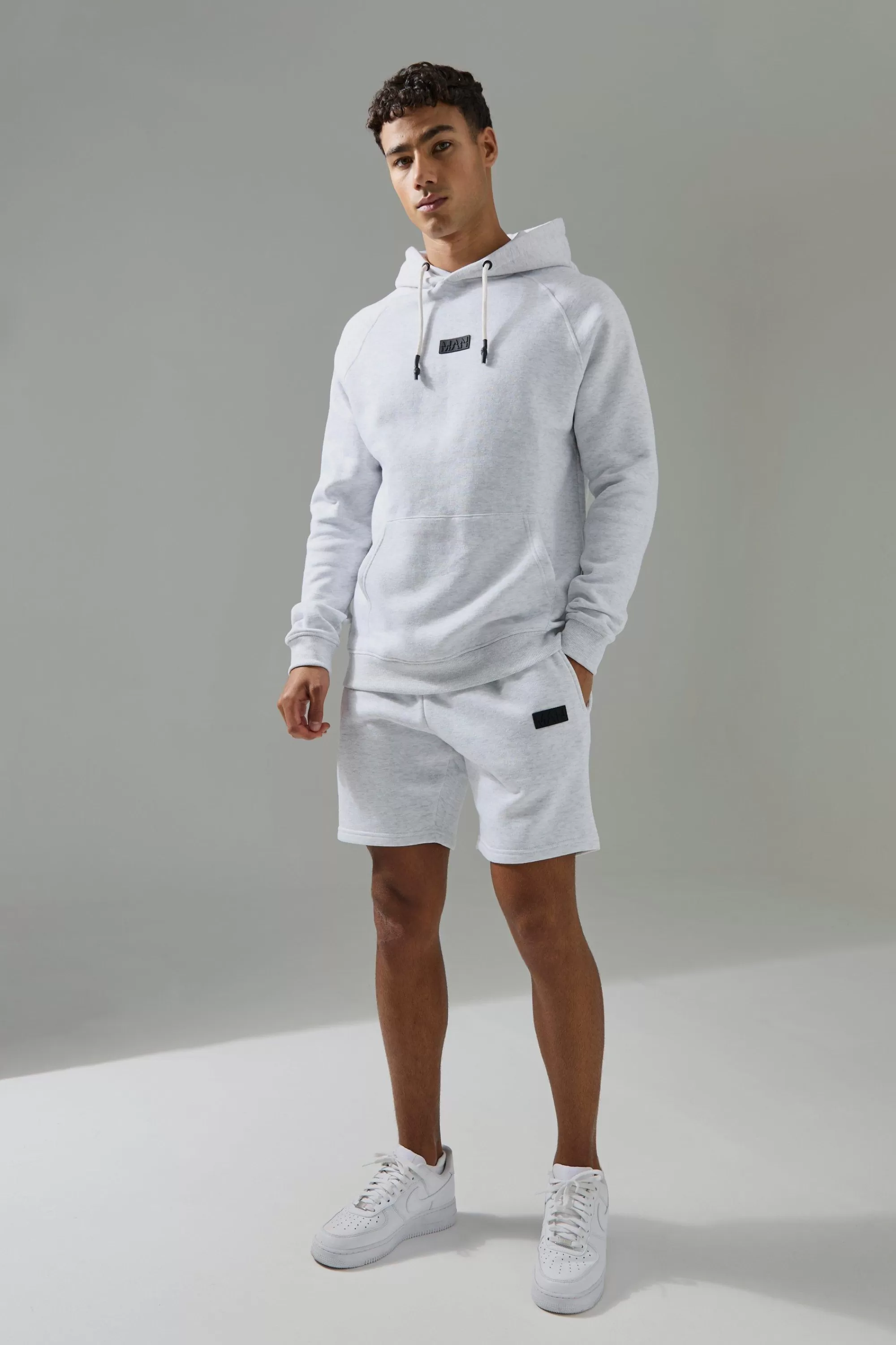 boohooMAN Man Active Hoodie & Short Tracksuit | UK