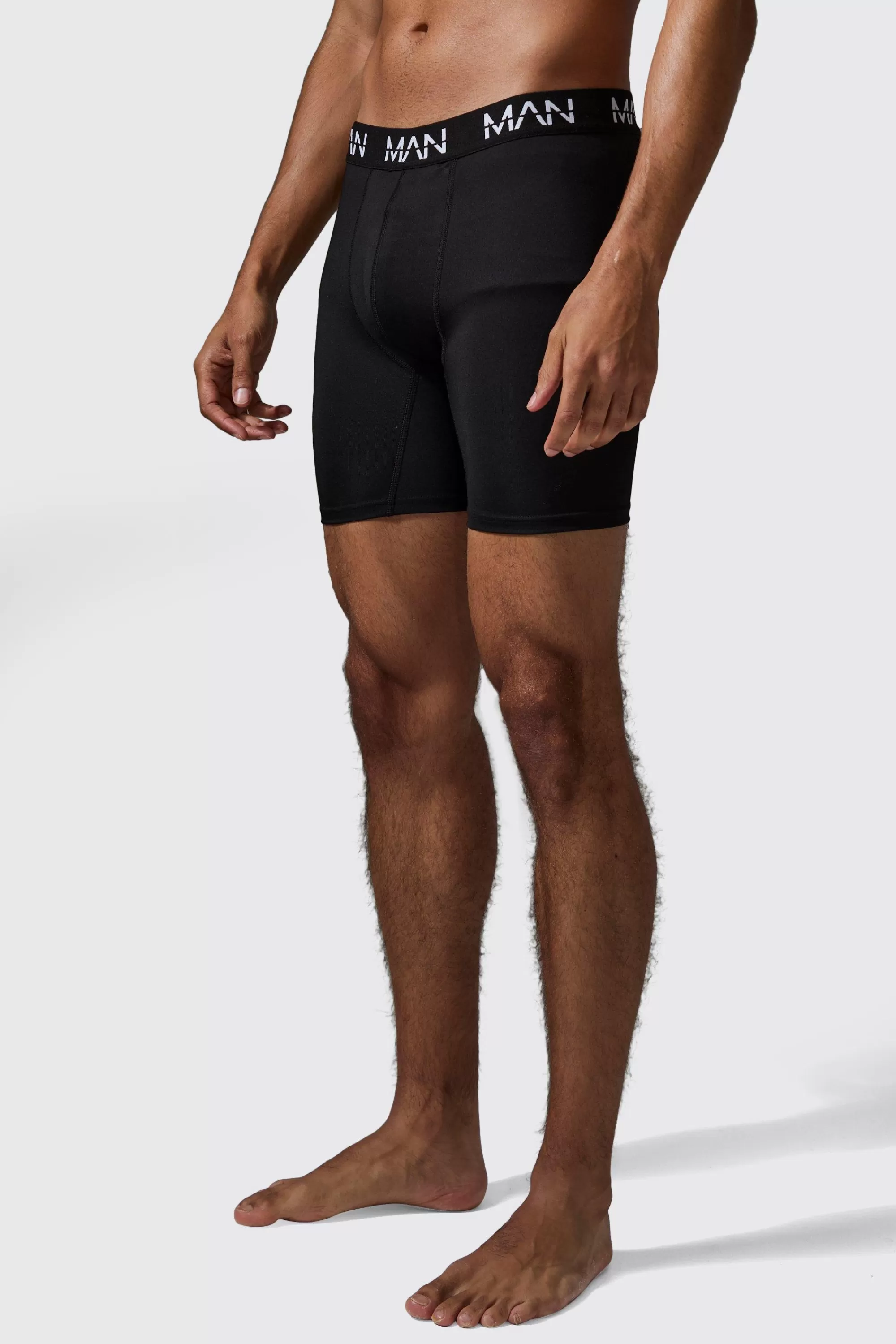 boohooMAN Man Active Long 7inch Performance Boxer 3pack | UK