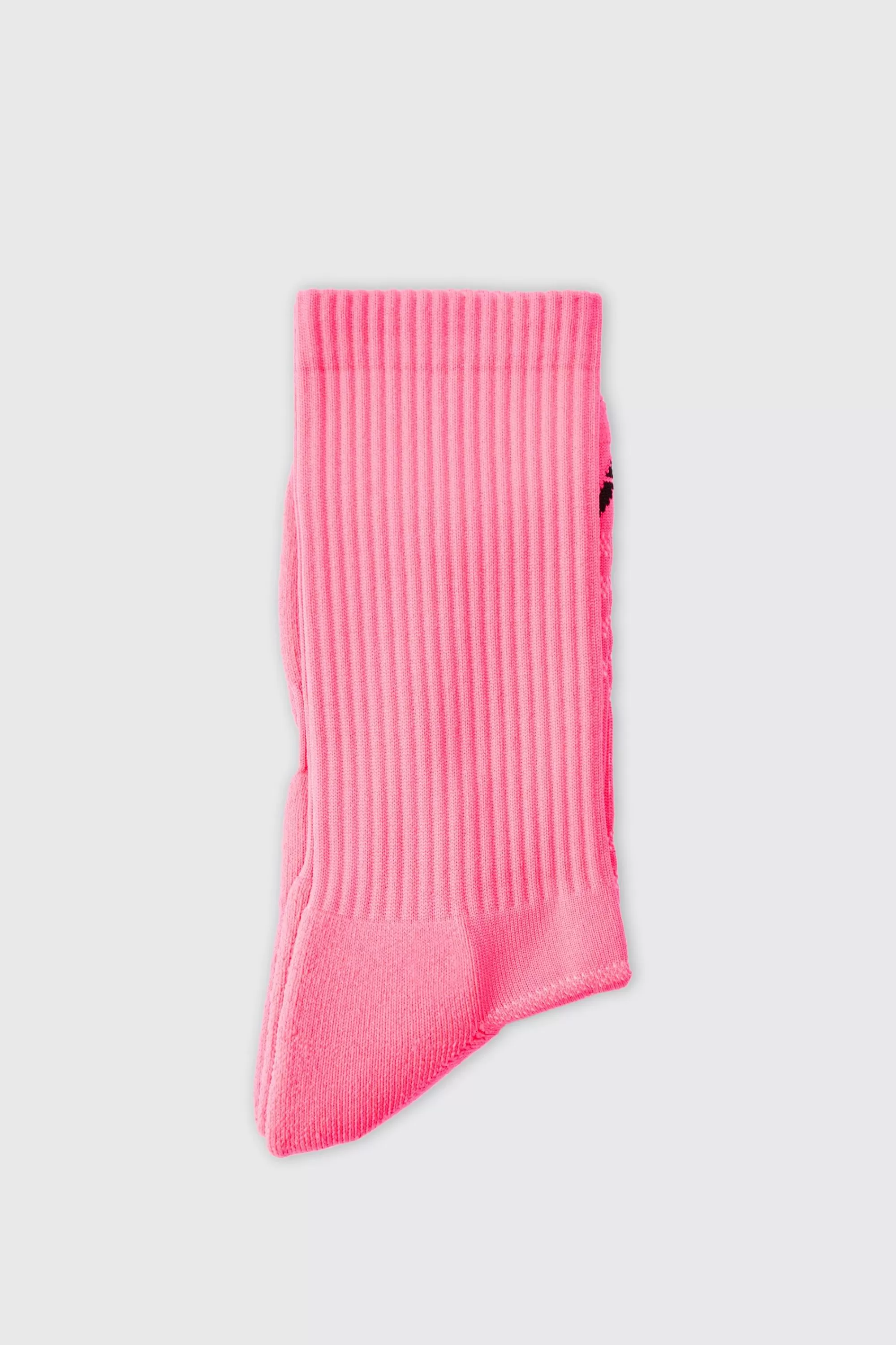 boohooMAN Man Active Neon Running Crew Socks | UK