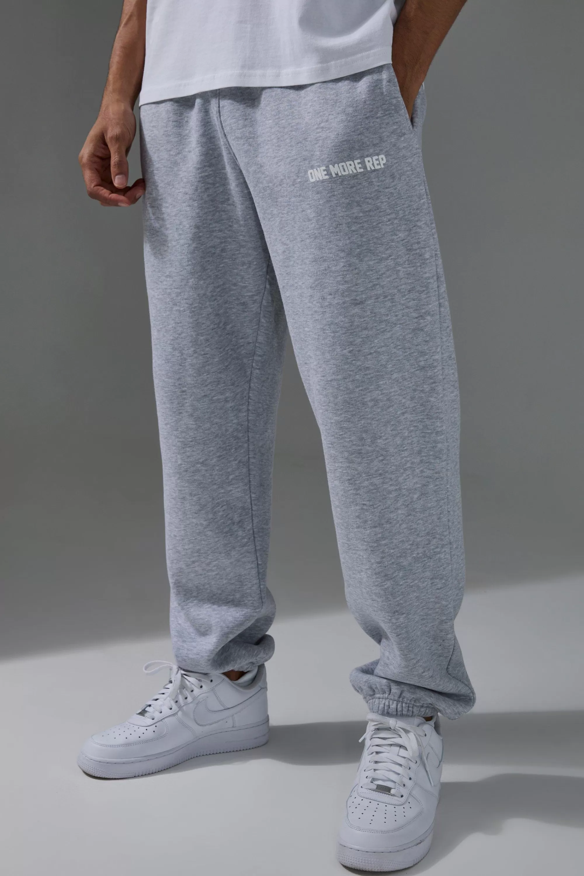 boohooMAN Man Active One More Rep Oversized Jogger | UK