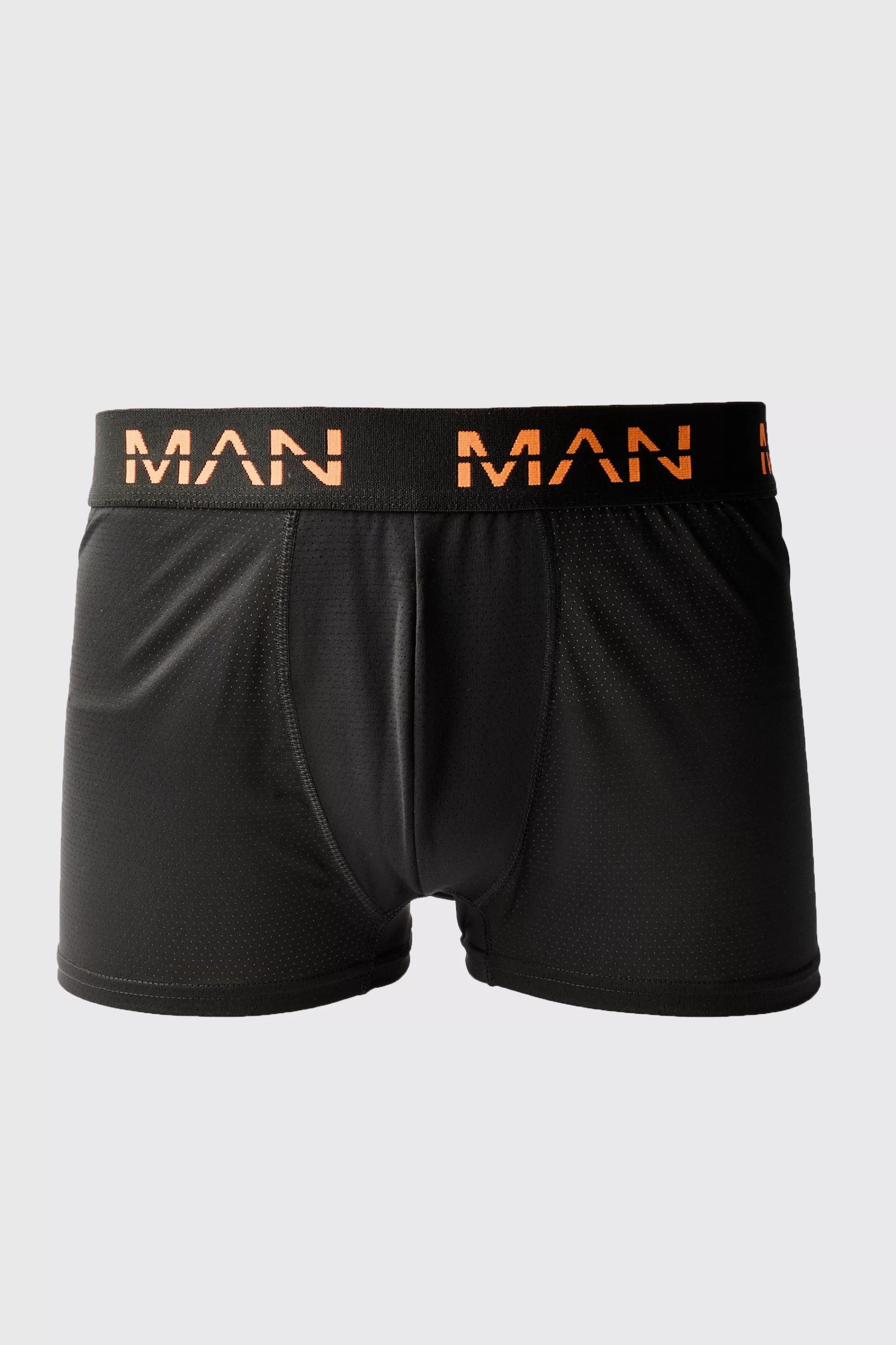boohooMAN Man Active Performance 3 Pack Boxer Neon Logo | UK