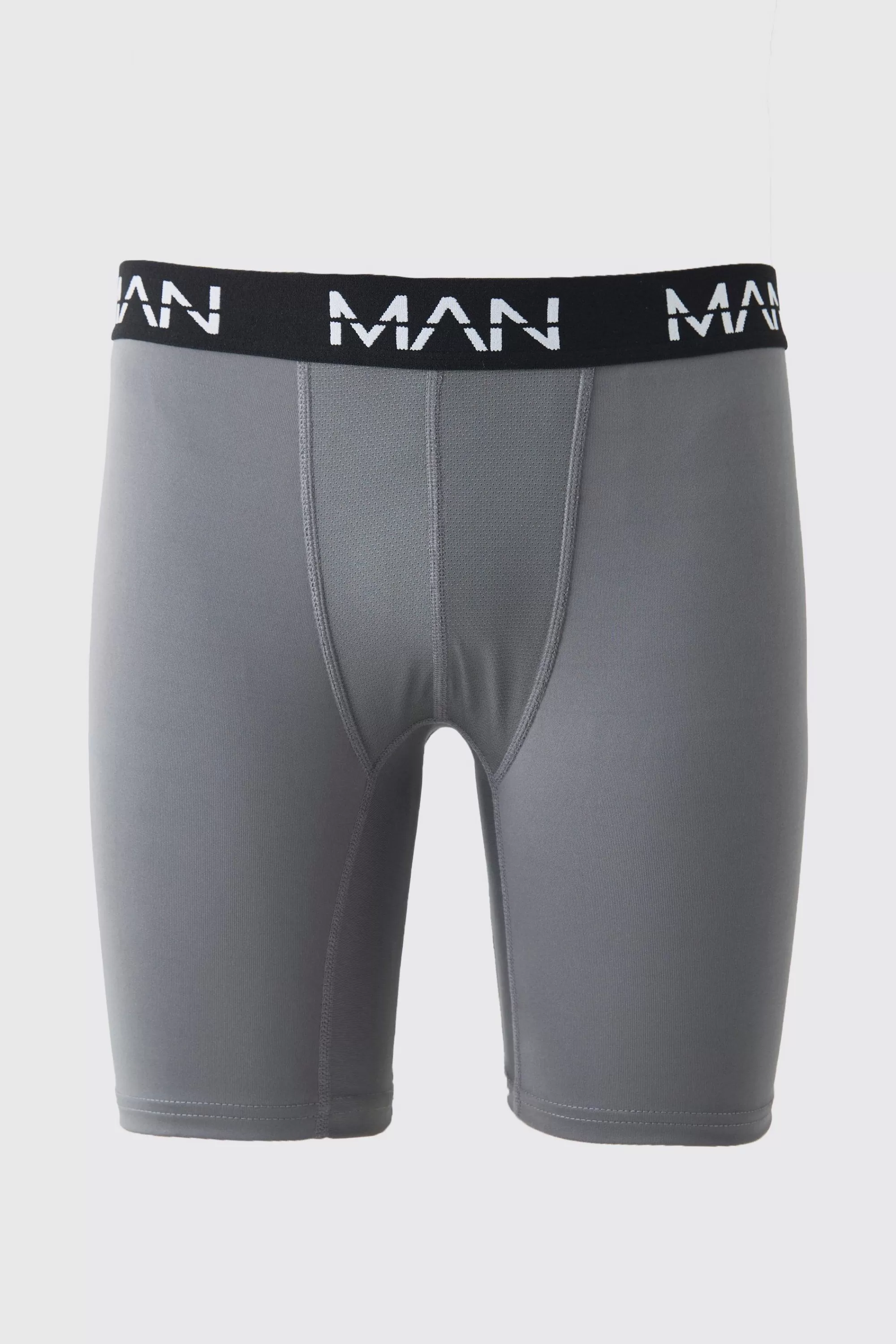 boohooMAN Man Active Performance 7inch Long 3 Pack Boxer | UK