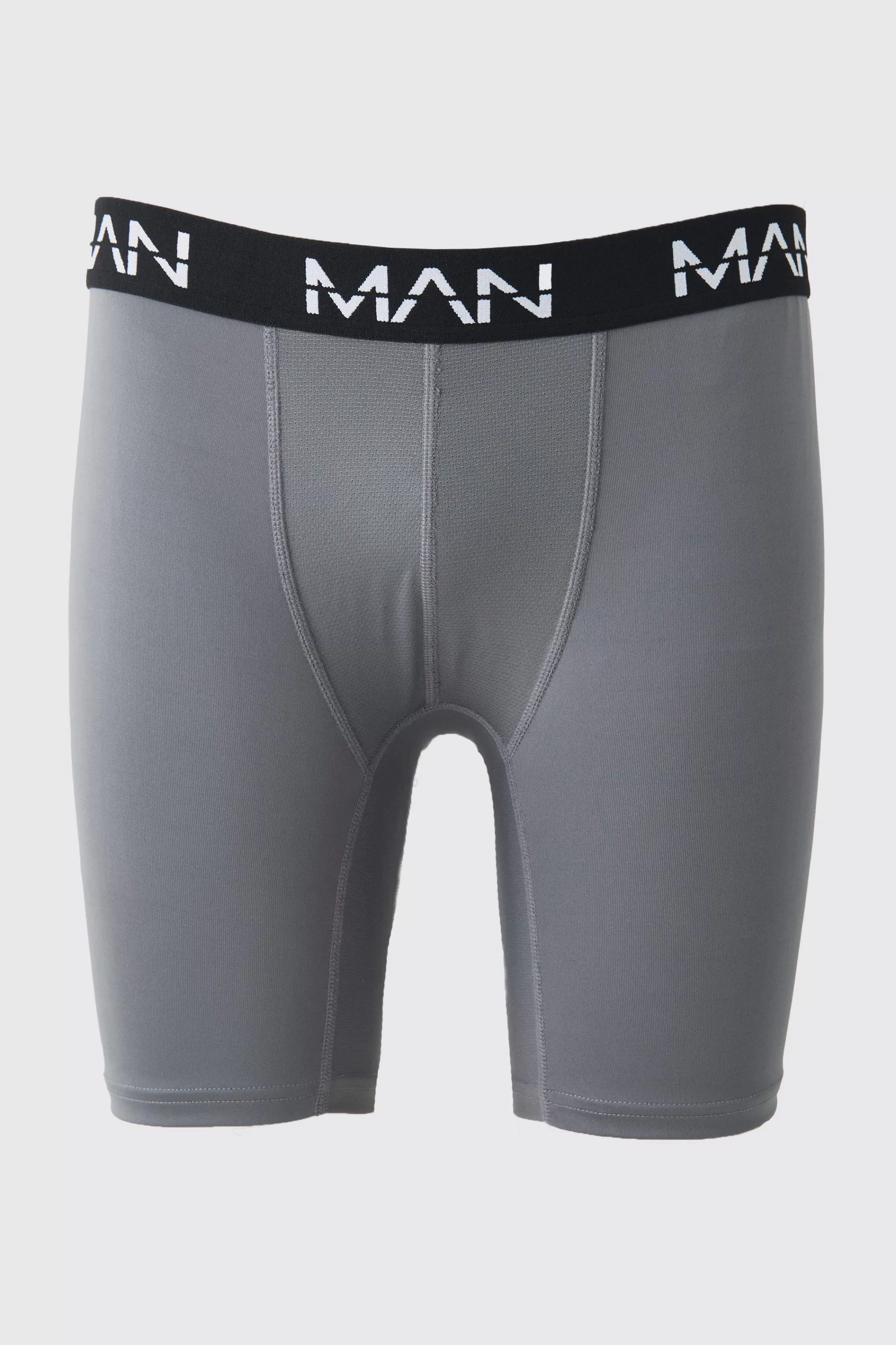 boohooMAN Man Active Performance 7inch Long Boxer | UK