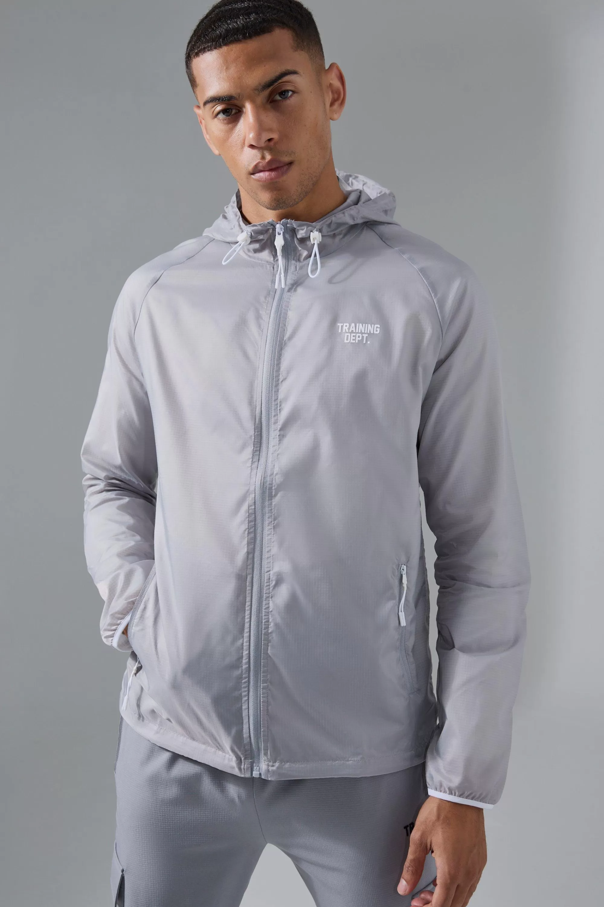 boohooMAN Man Active Ripstop Training Dept Jacket | UK