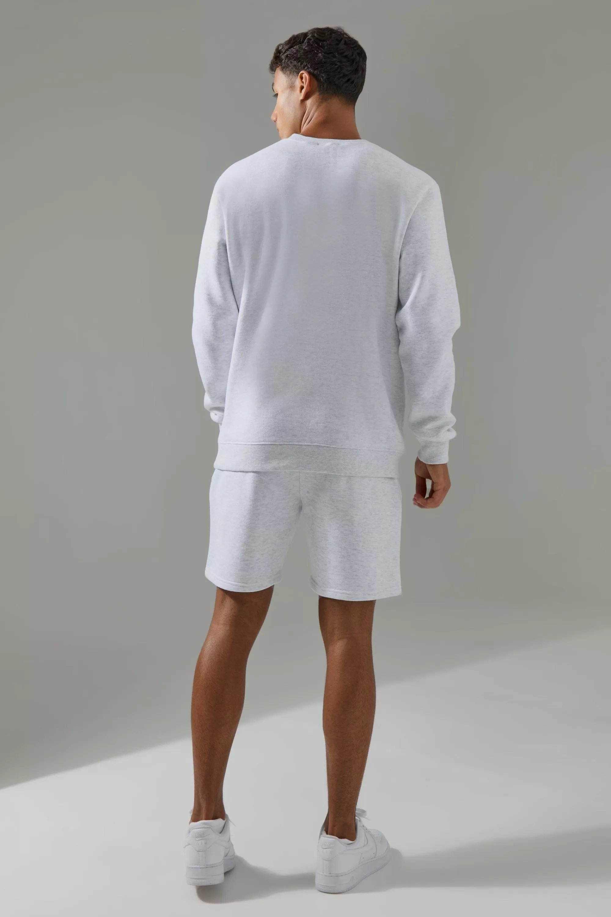boohooMAN Man Active Sweatshirt & Short Tracksuit | UK