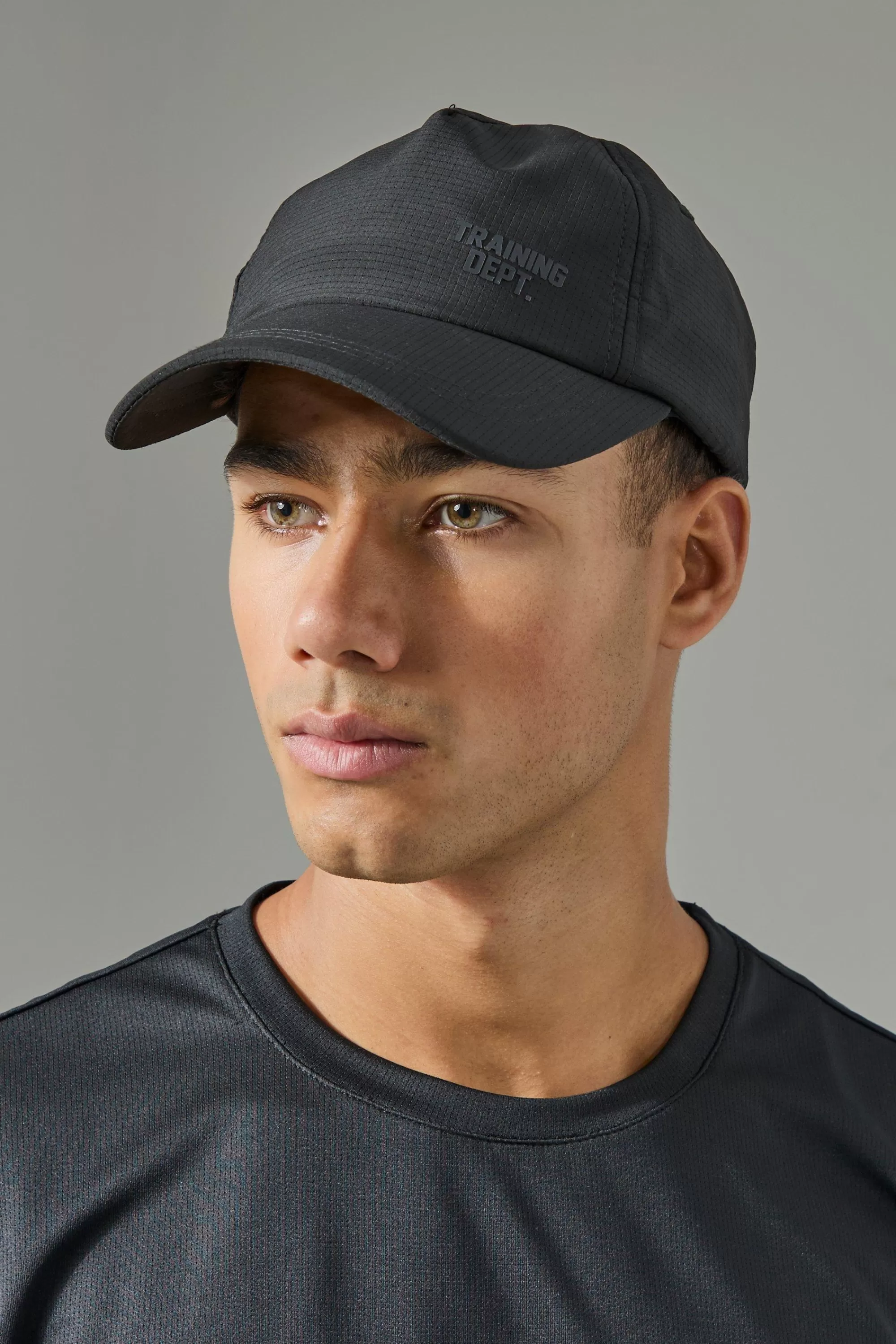 boohooMAN Man Active Training Dept Ripstop Baseball Cap | UK