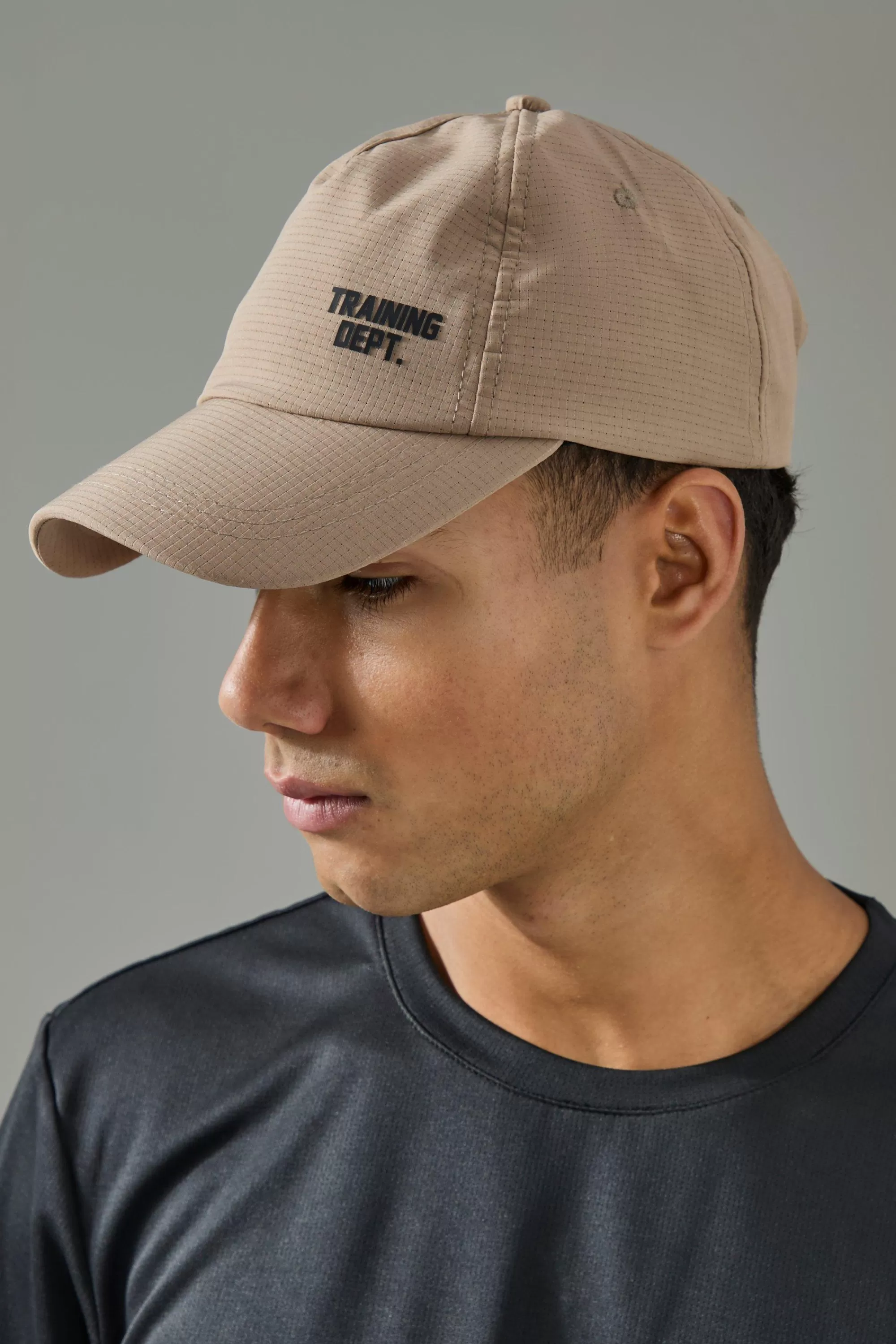 boohooMAN Man Active Training Dept Ripstop Baseball Cap | UK