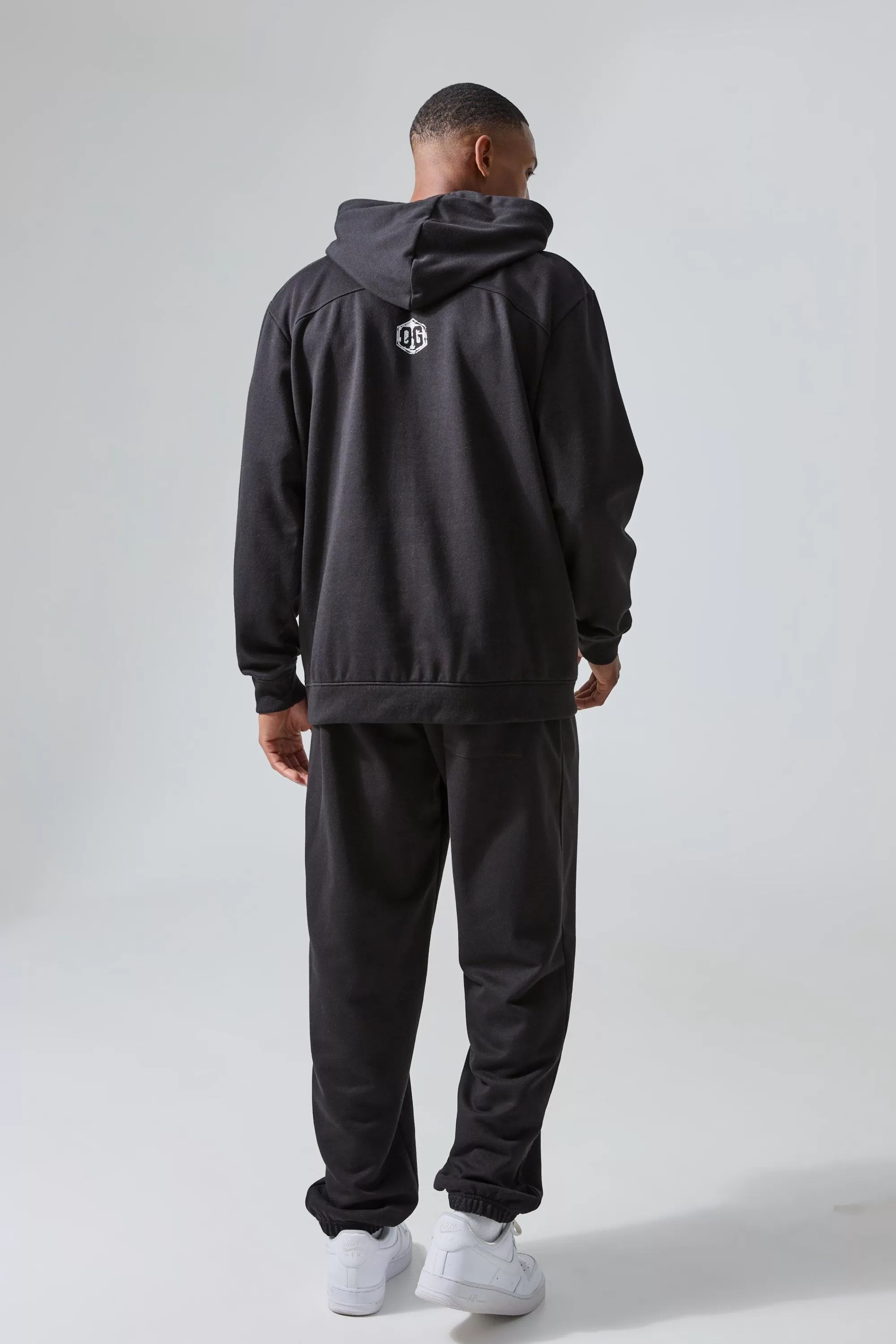 boohooMAN Man Active X Og Gym Oversized Graphic Hoodie | UK