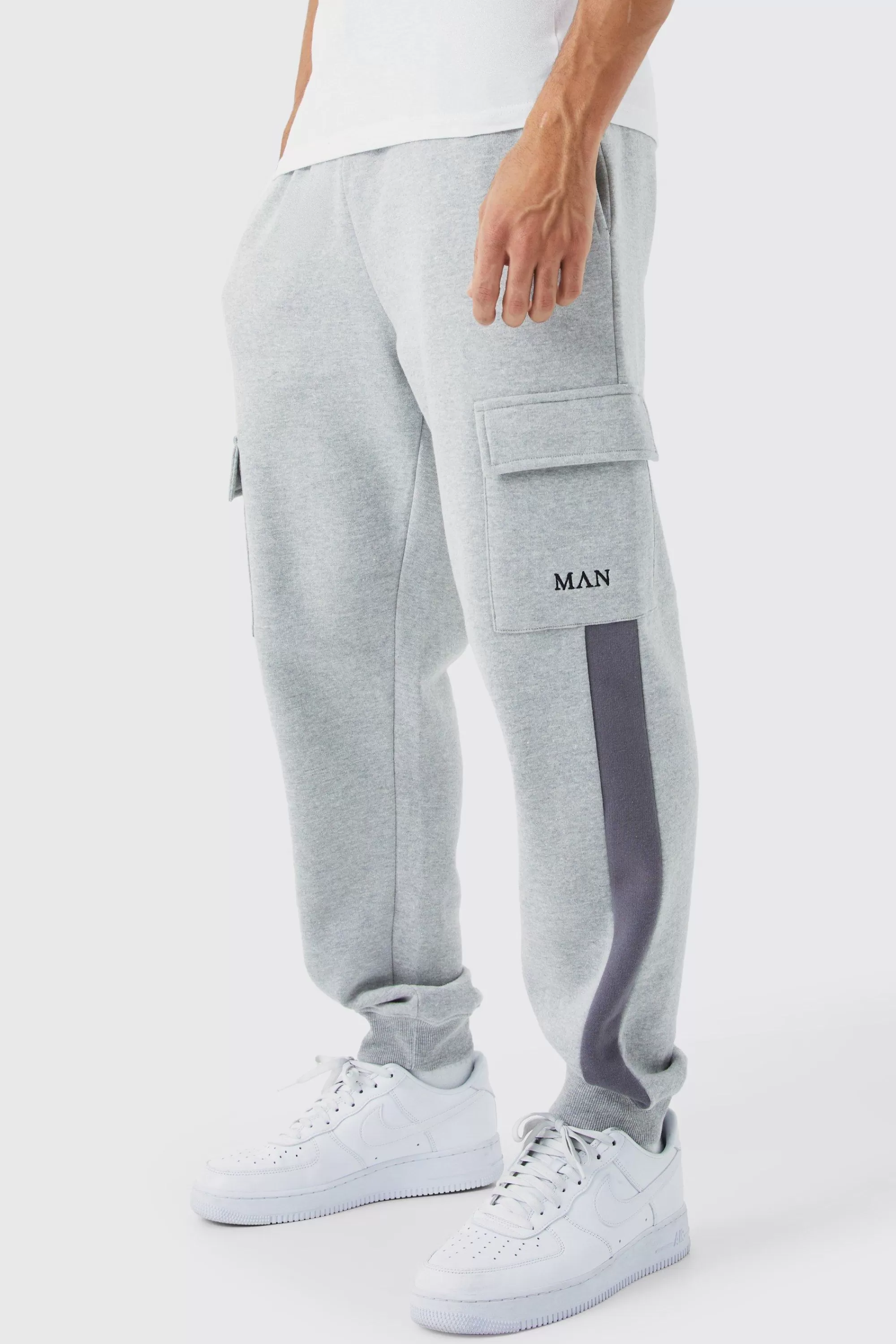 boohooMAN Man Cargo Pocket Jogger | UK