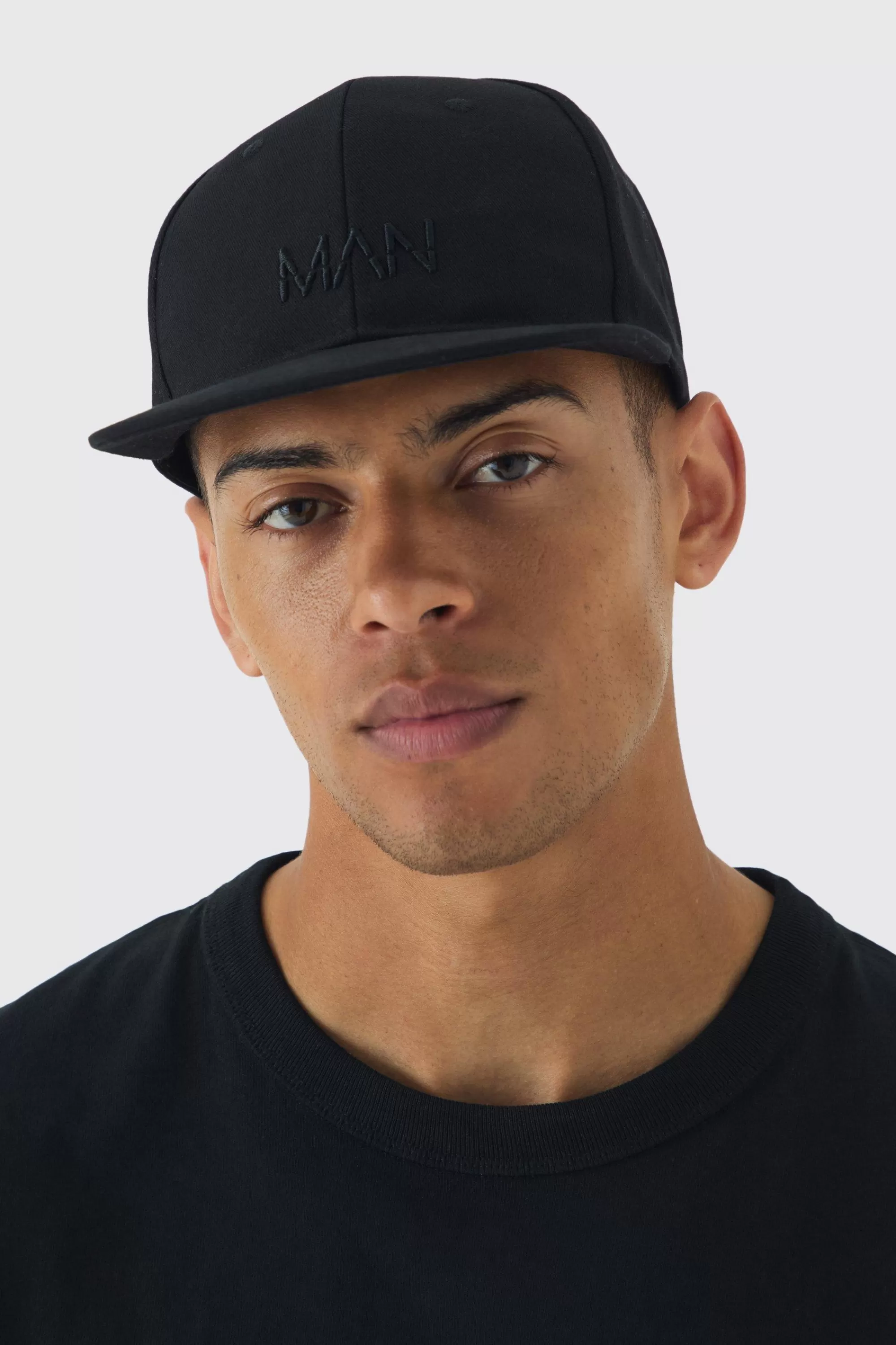boohooMAN Man Dash Basic Snapback Cap In | UK