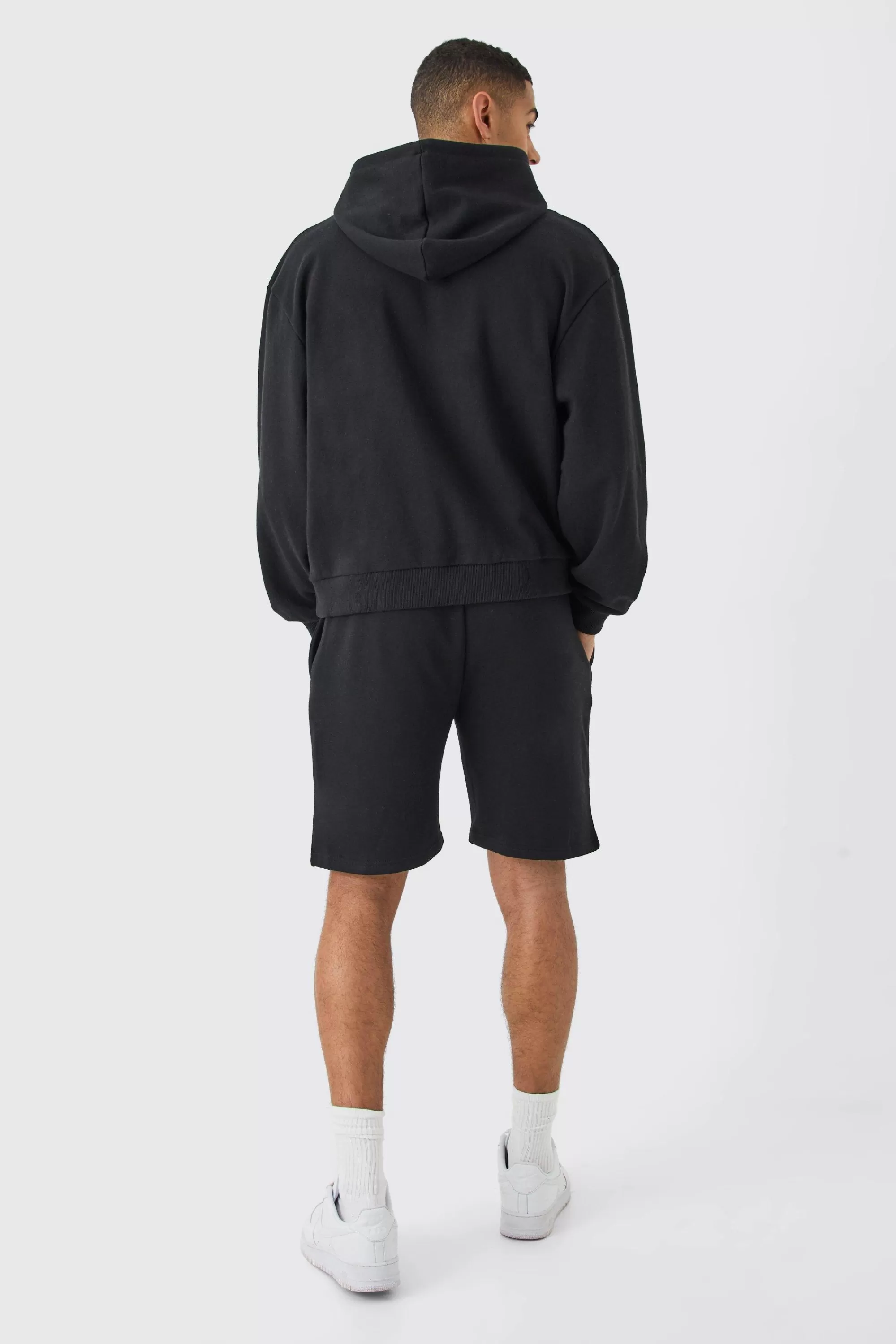 boohooMAN Man Oversized Boxy Heavyweight Hoodie | UK
