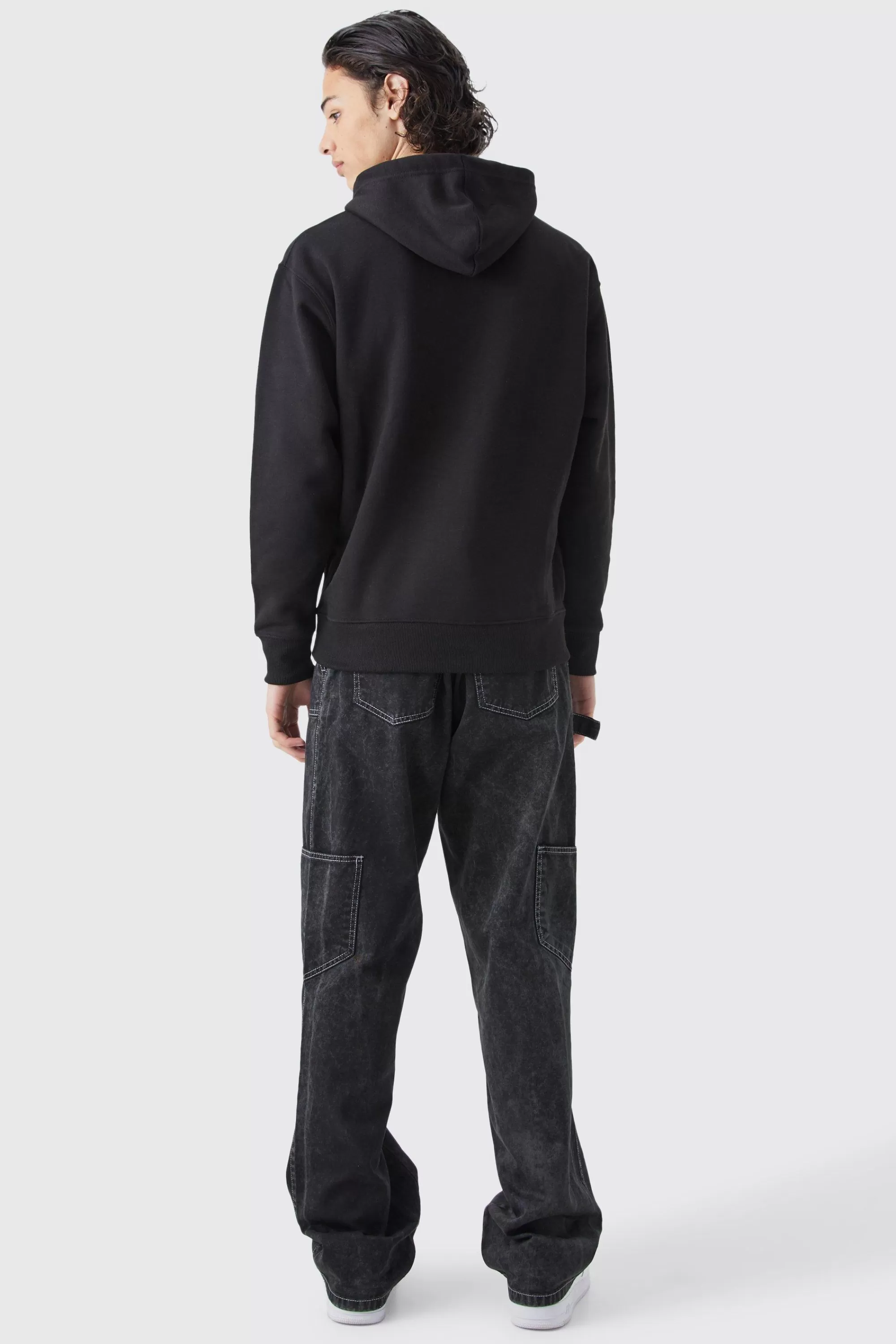 boohooMAN Man Oversized Heavyweight Hoodie | UK