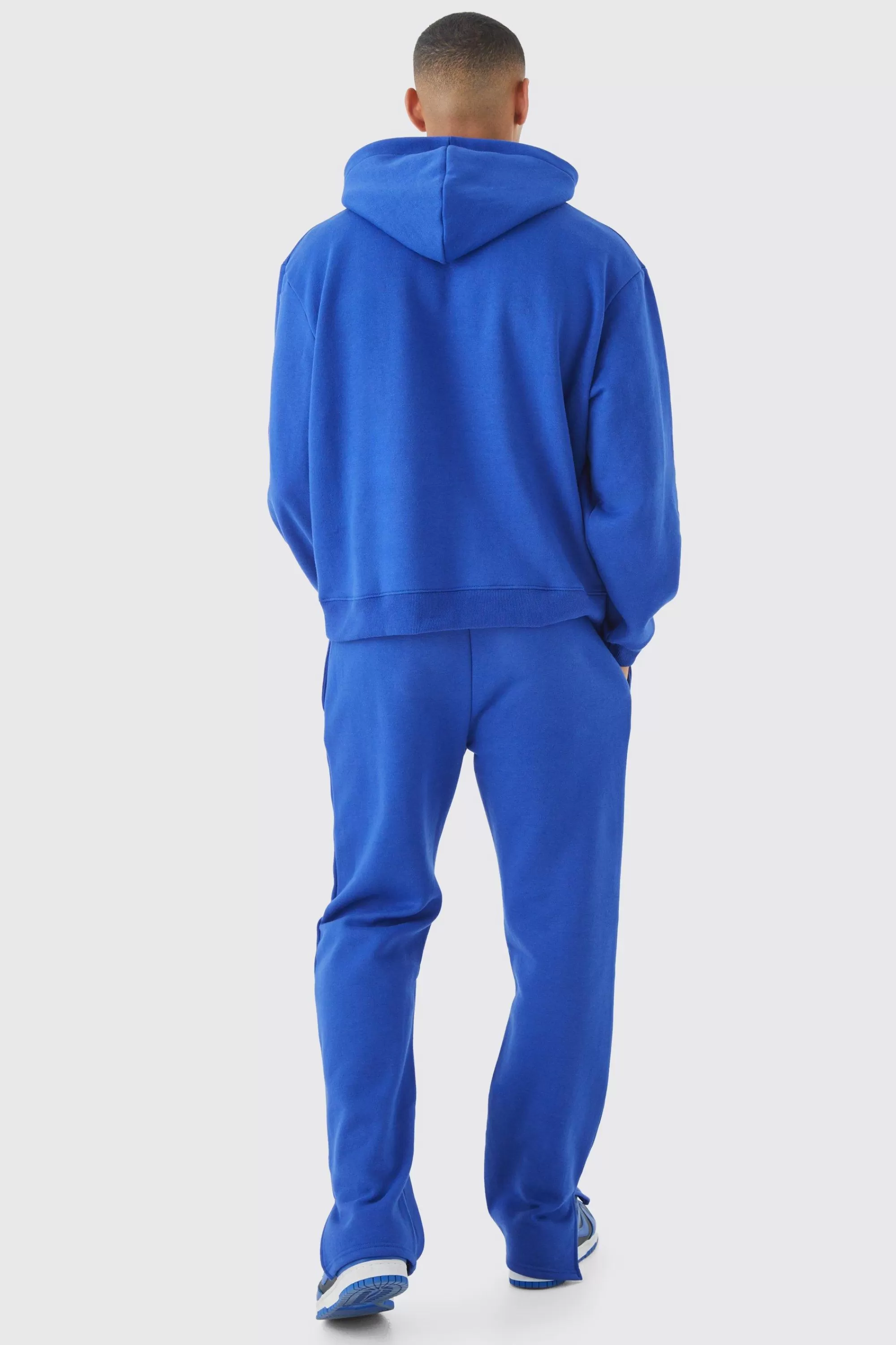 boohooMAN Man Regular Split Hem Jogger | UK