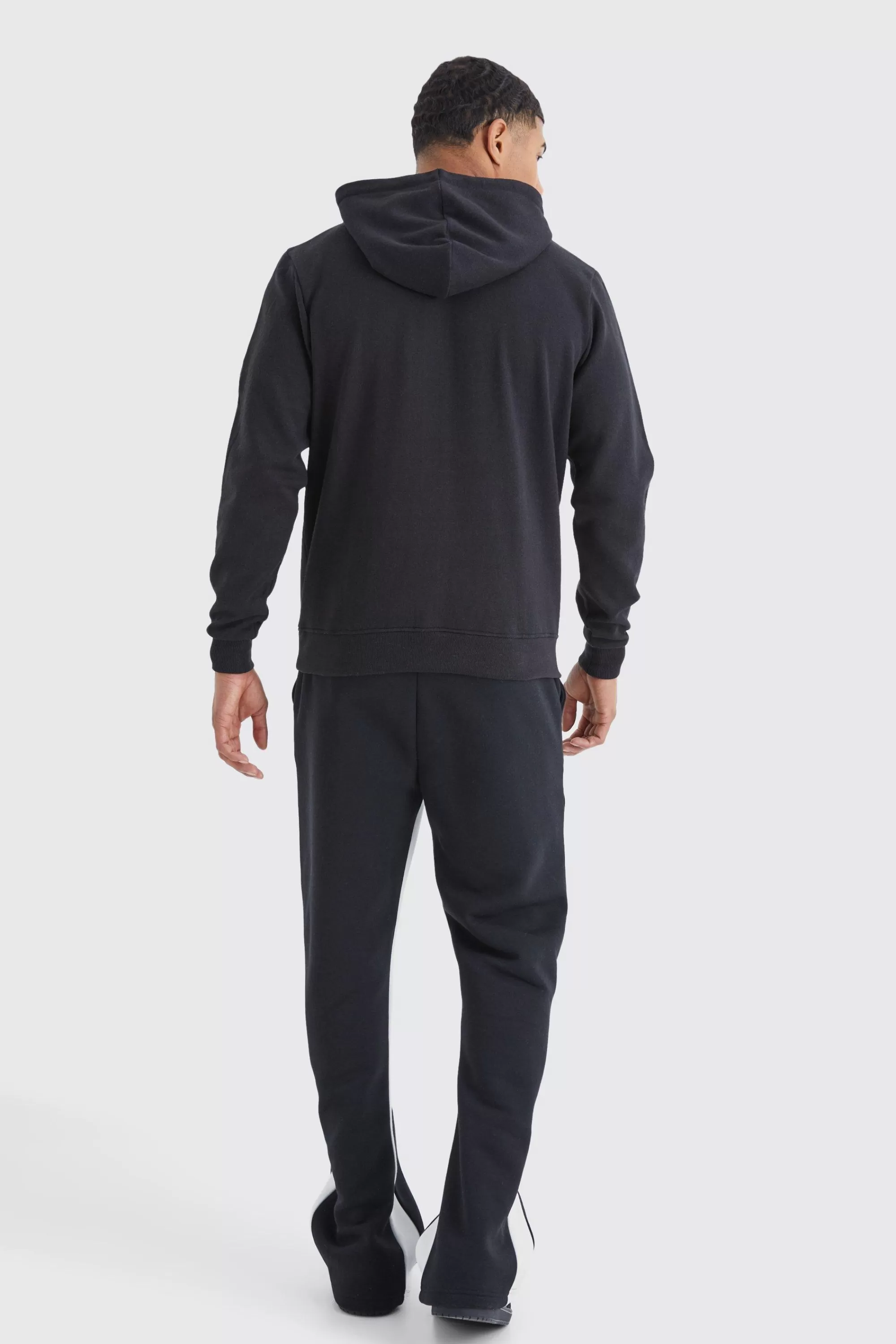 boohooMAN Man Rose Print Gusset Joggers | UK