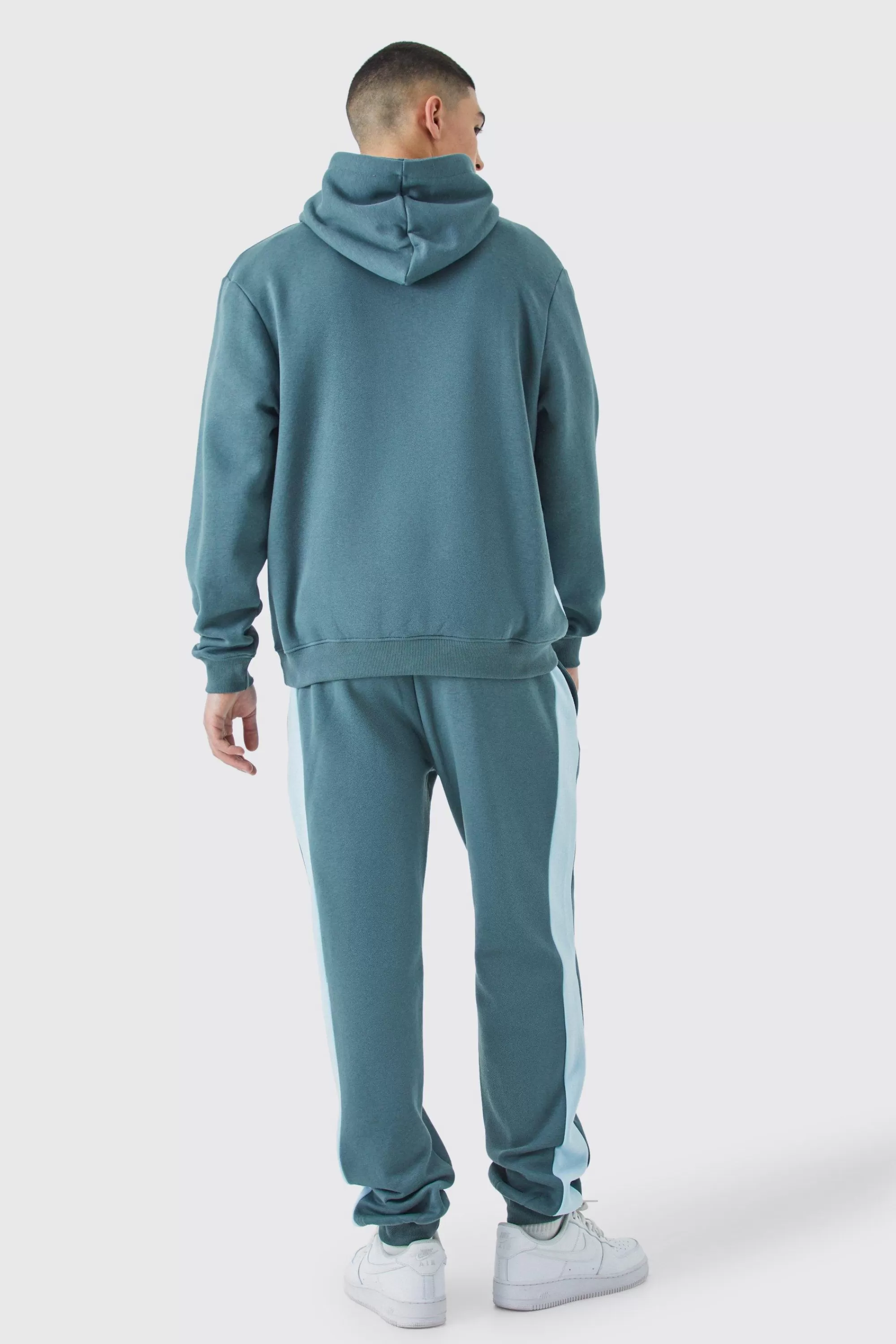 boohooMAN Man Signature Colour Block Hooded Tracksuit | UK