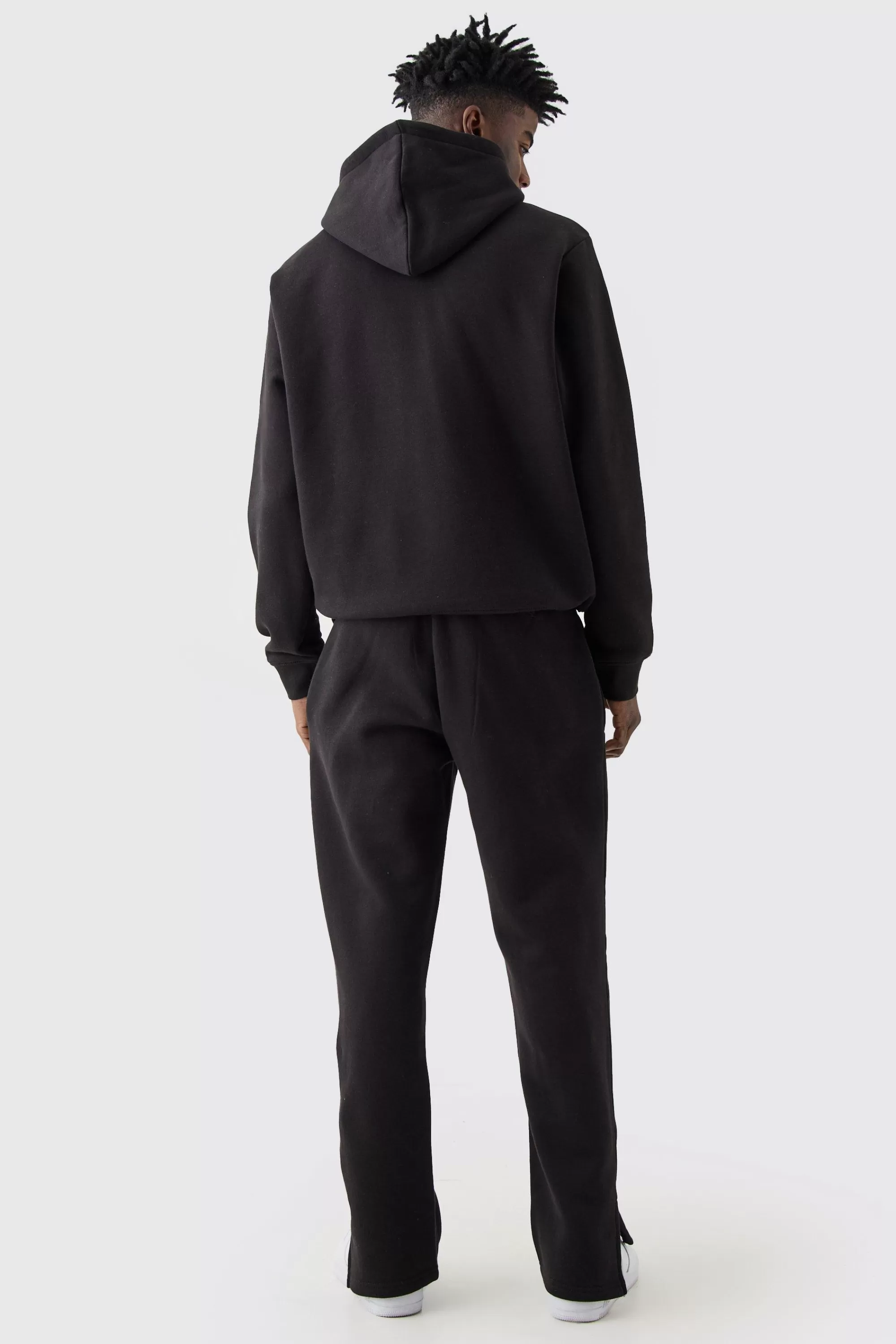 boohooMAN Man Split Hem Jogger | UK