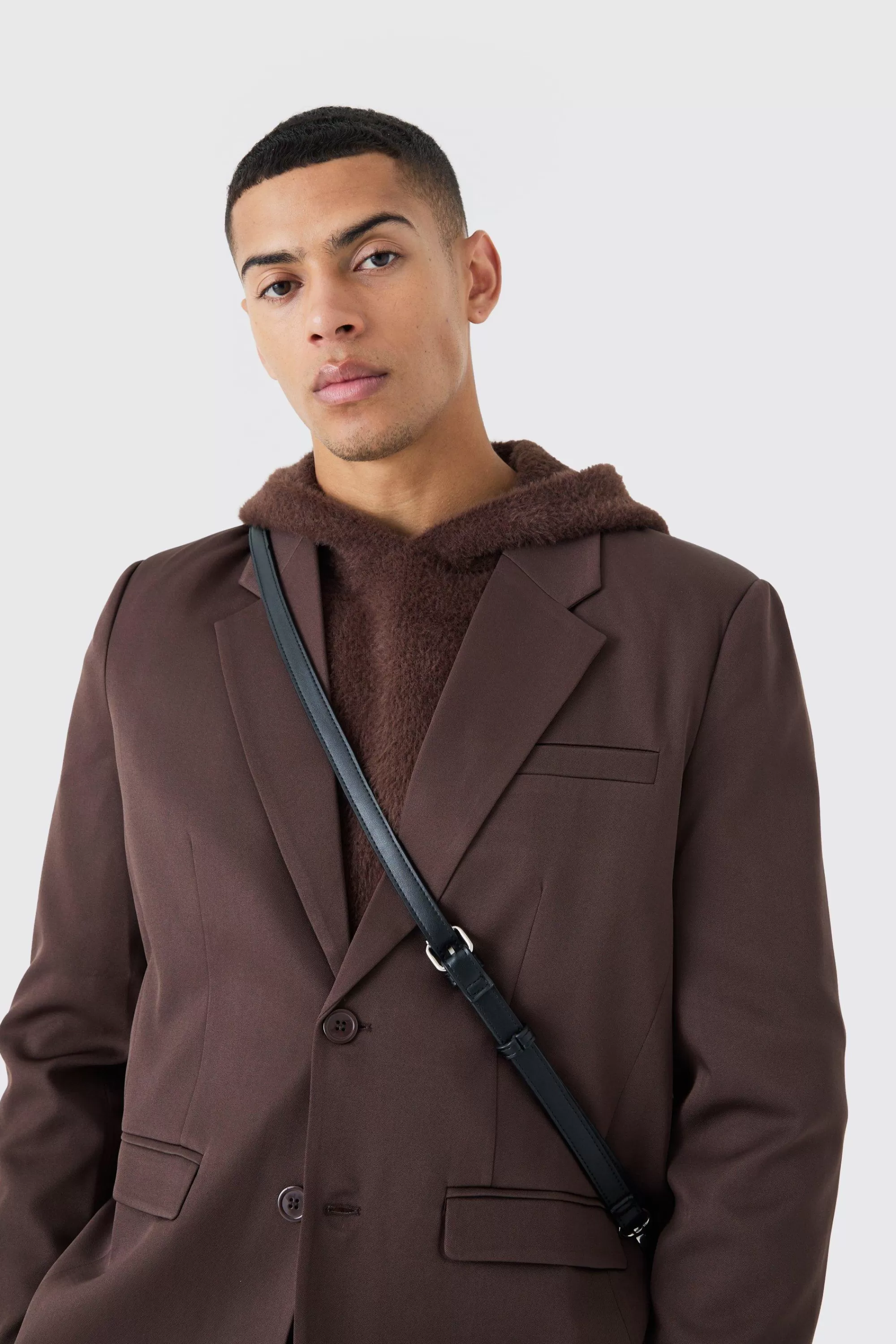 boohooMAN Mix & Match Oversized Single Breasted Blazer | UK