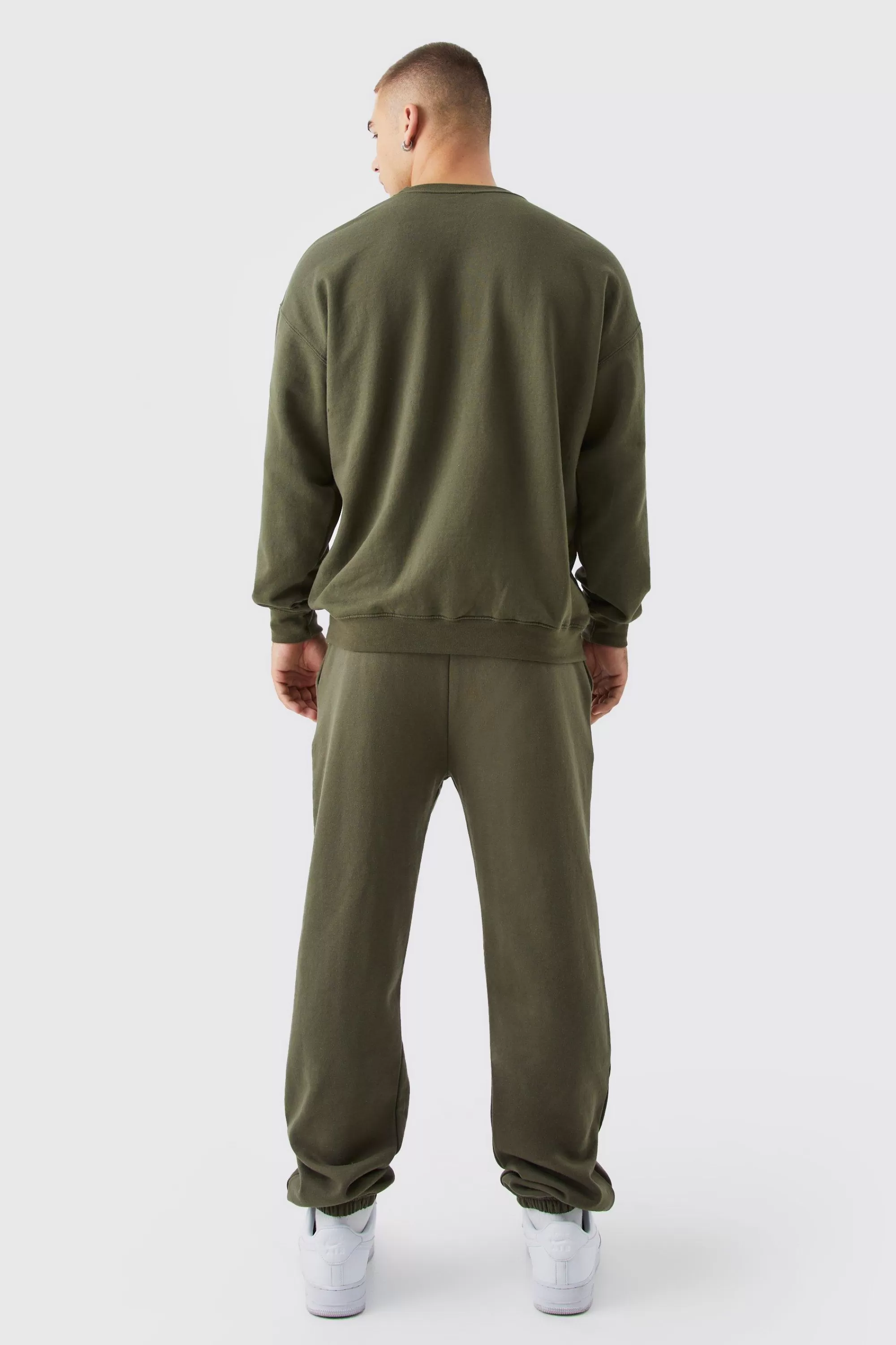 boohooMAN Moto Graphic Sweat Tracksuit | UK
