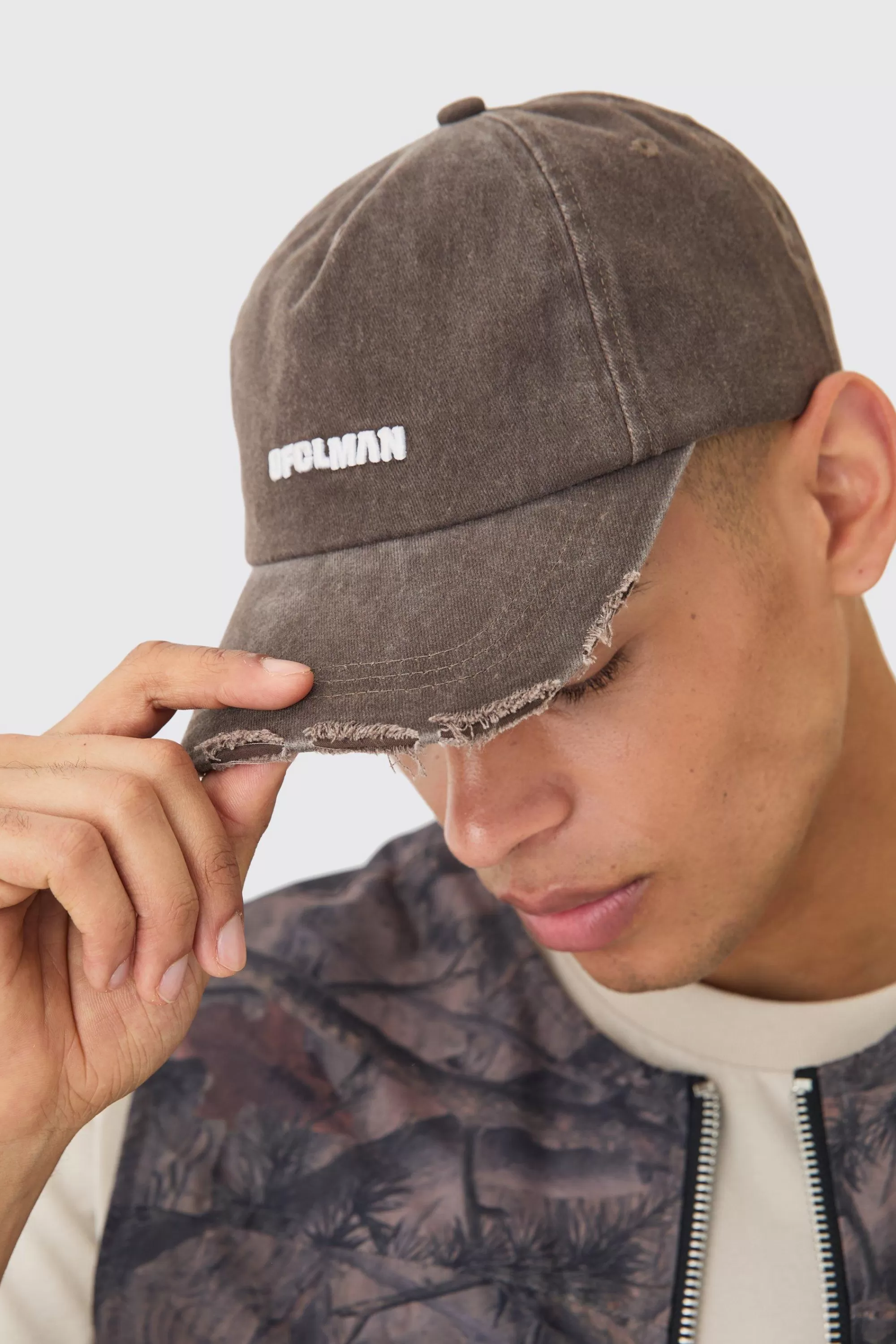 boohooMAN OFCLMAN 3d Embroidered Cap In | UK