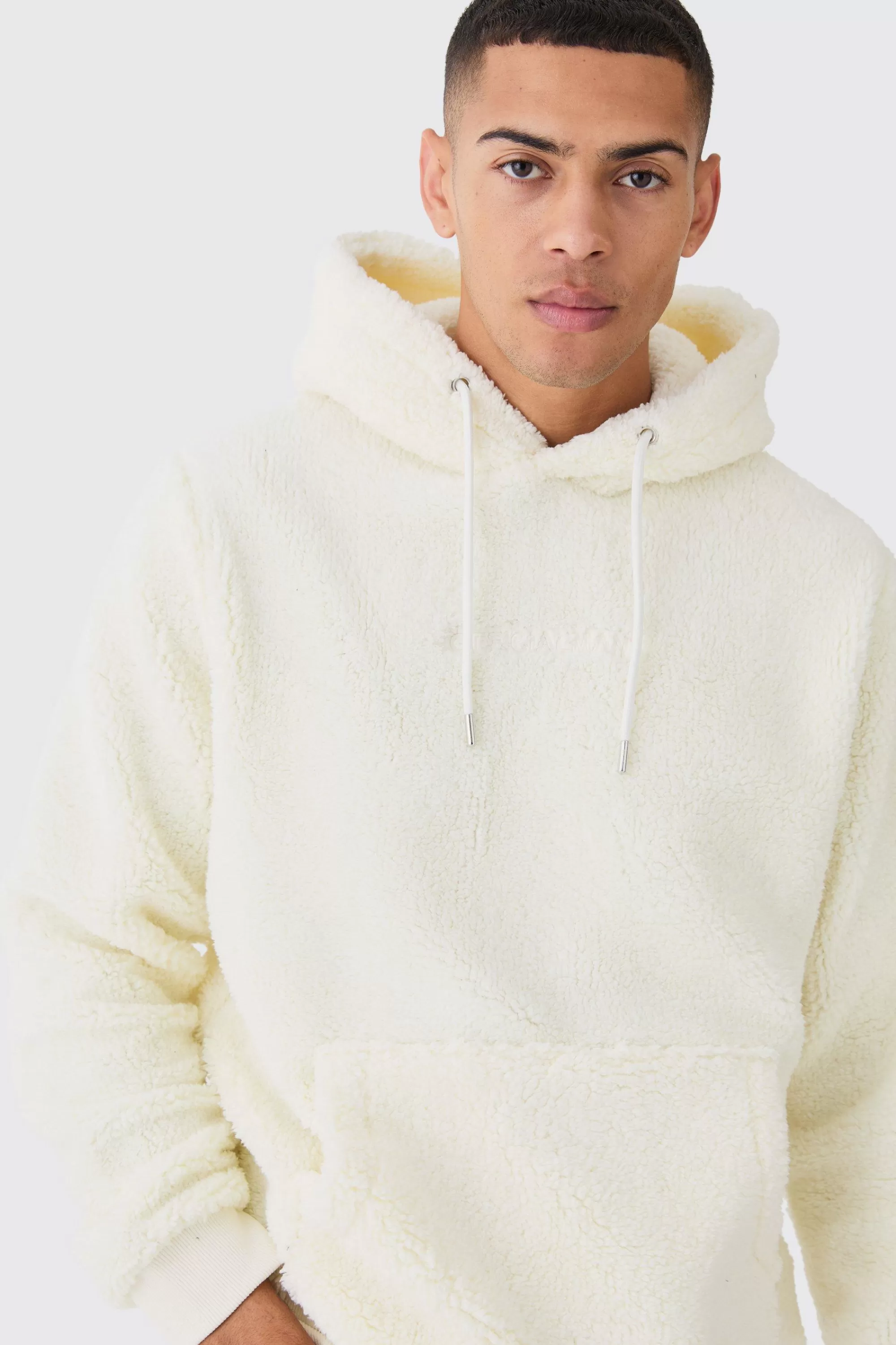 boohooMAN Official Man Borg Over The Head Hoodie | UK