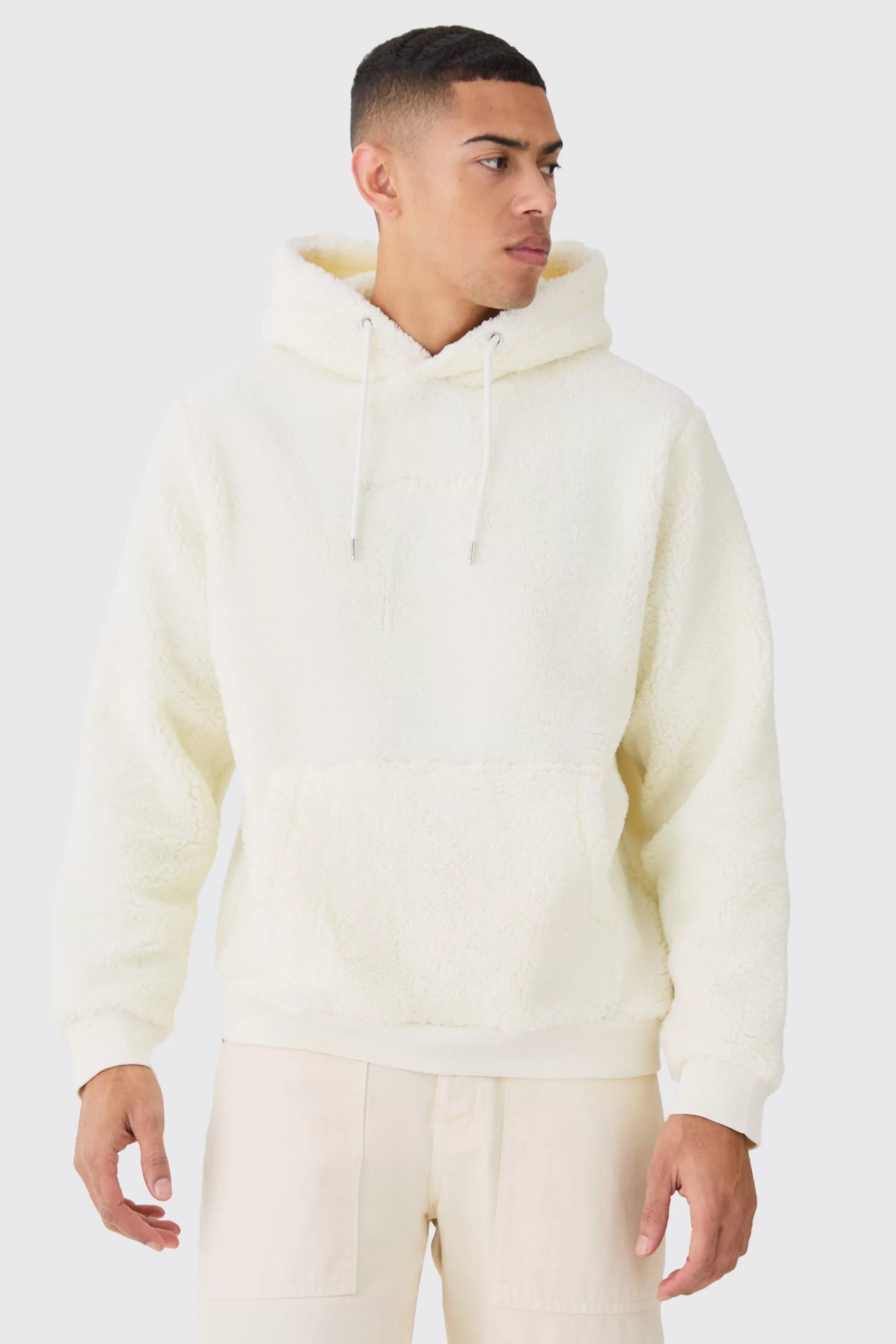 boohooMAN Official Man Borg Over The Head Hoodie | UK