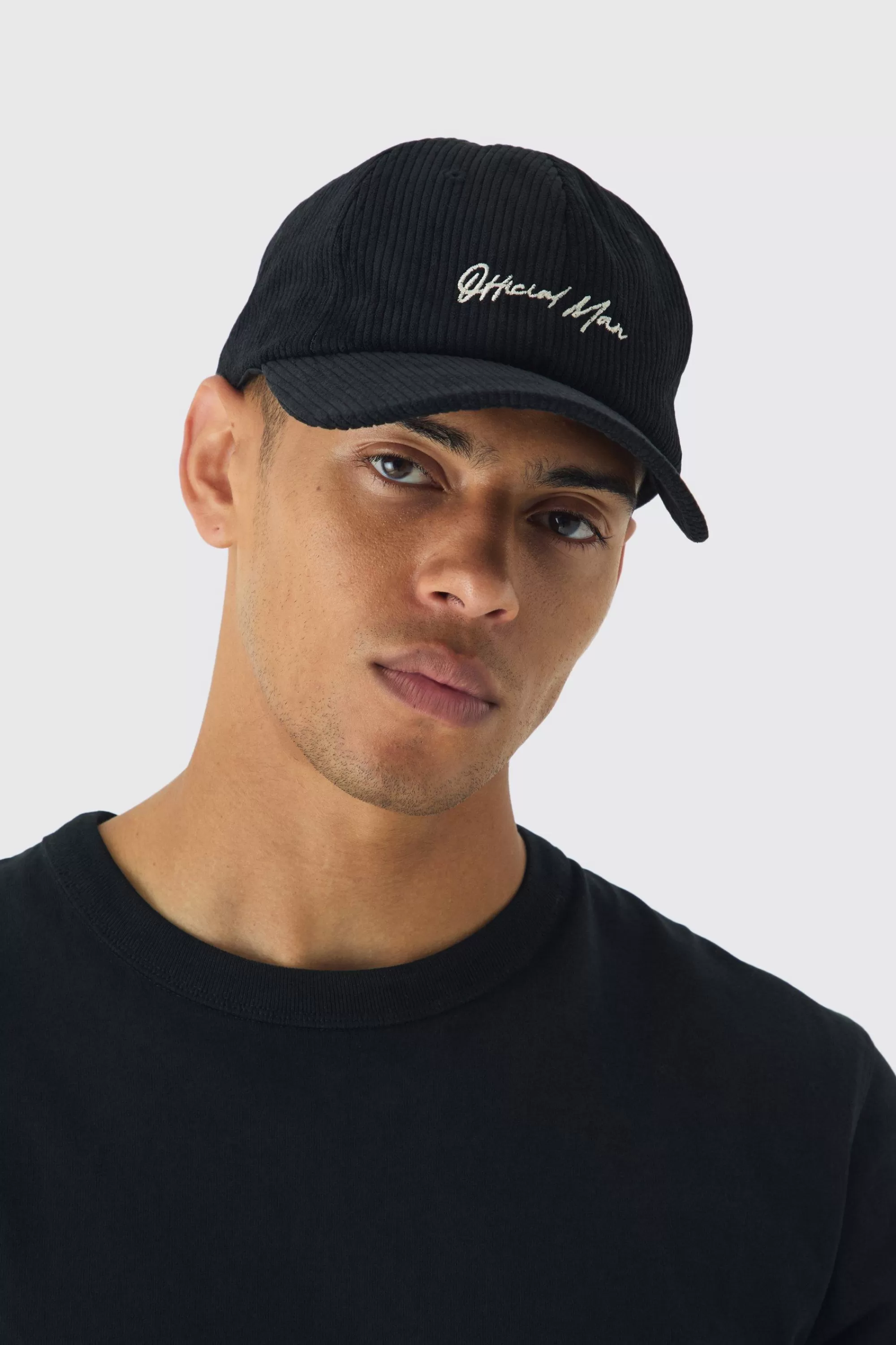 boohooMAN Official Man Corduroy Cap In | UK