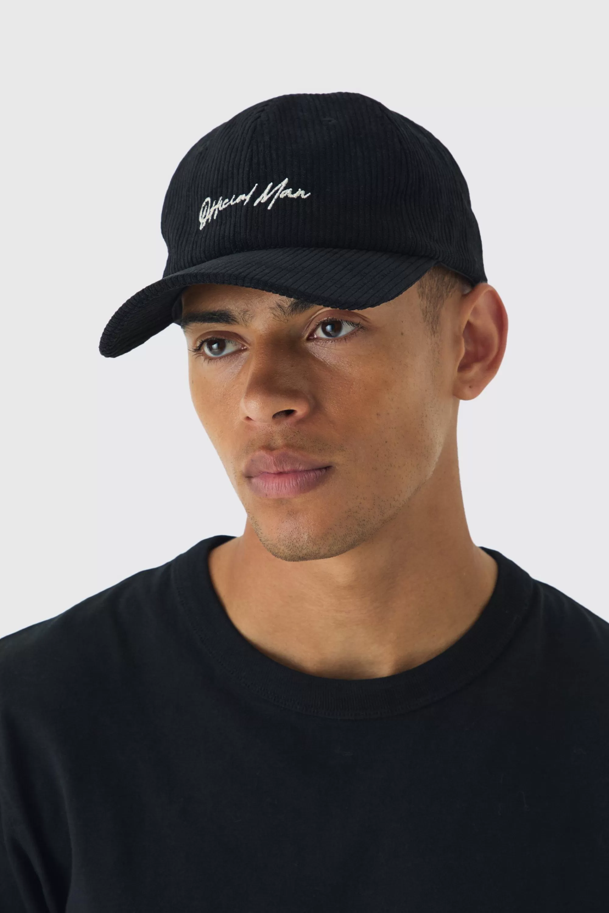 boohooMAN Official Man Corduroy Cap In | UK