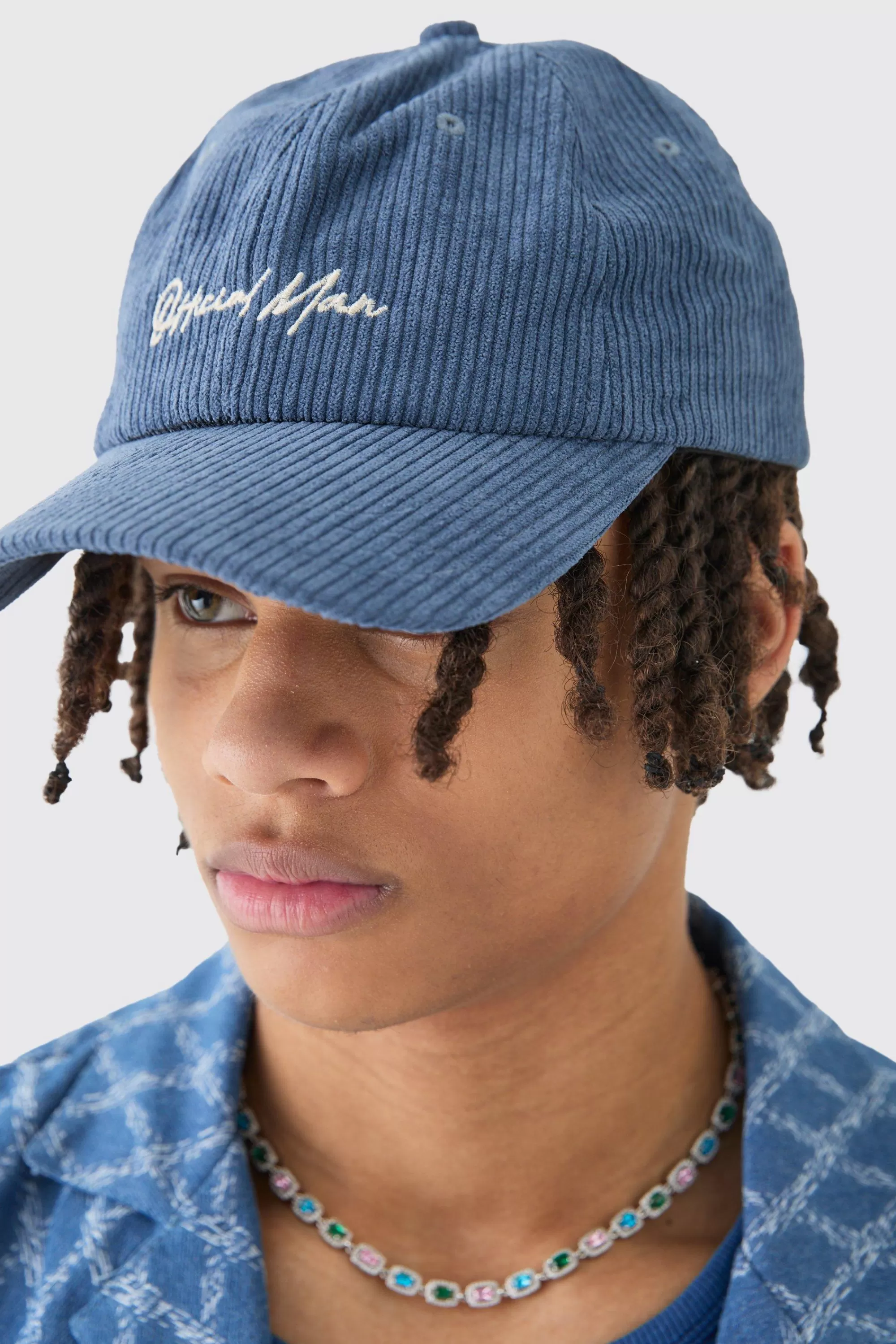 boohooMAN Official Man Corduroy Cap In | UK