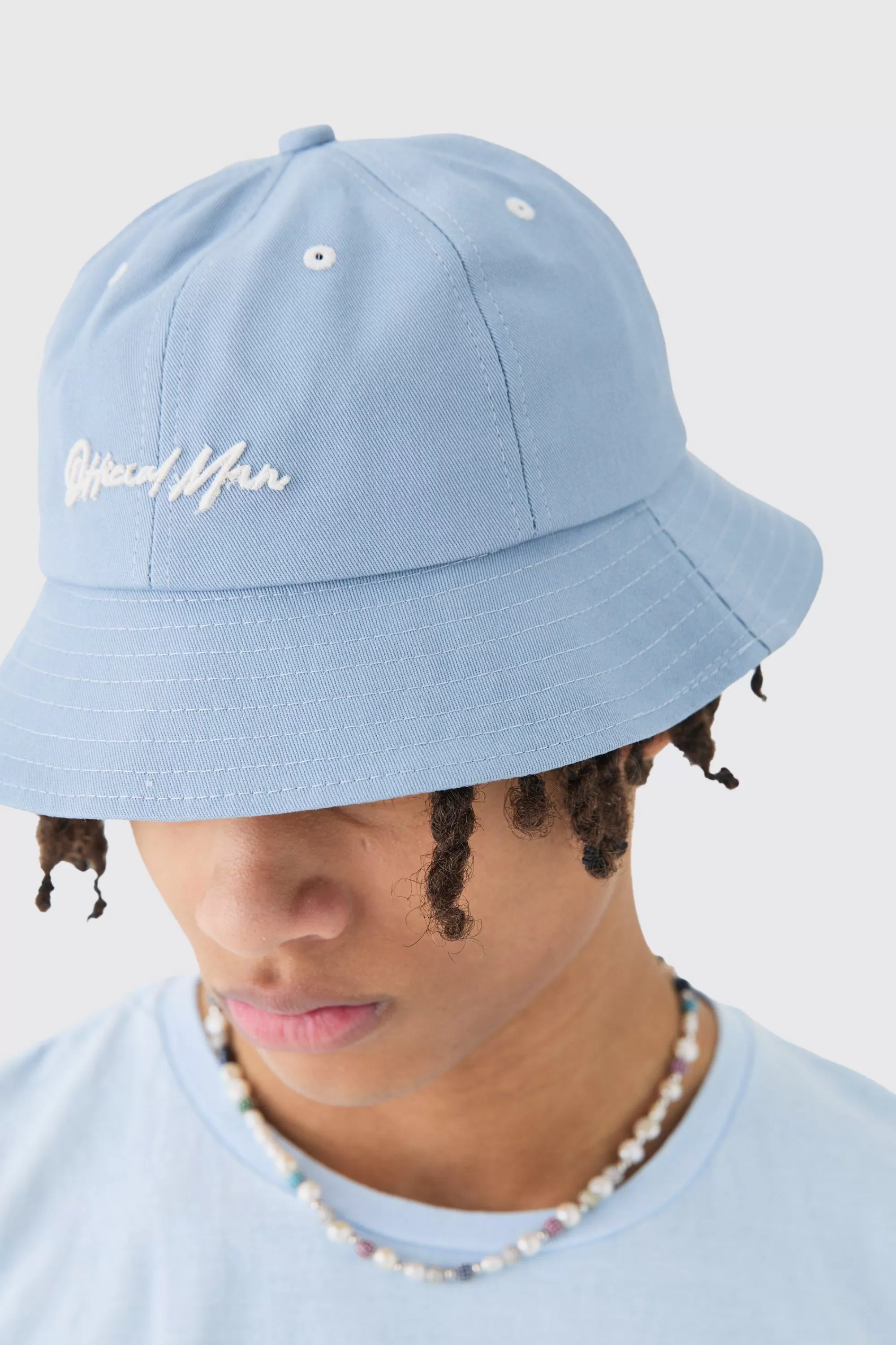 boohooMAN Official Man Embroidered Bucket Hat In | UK