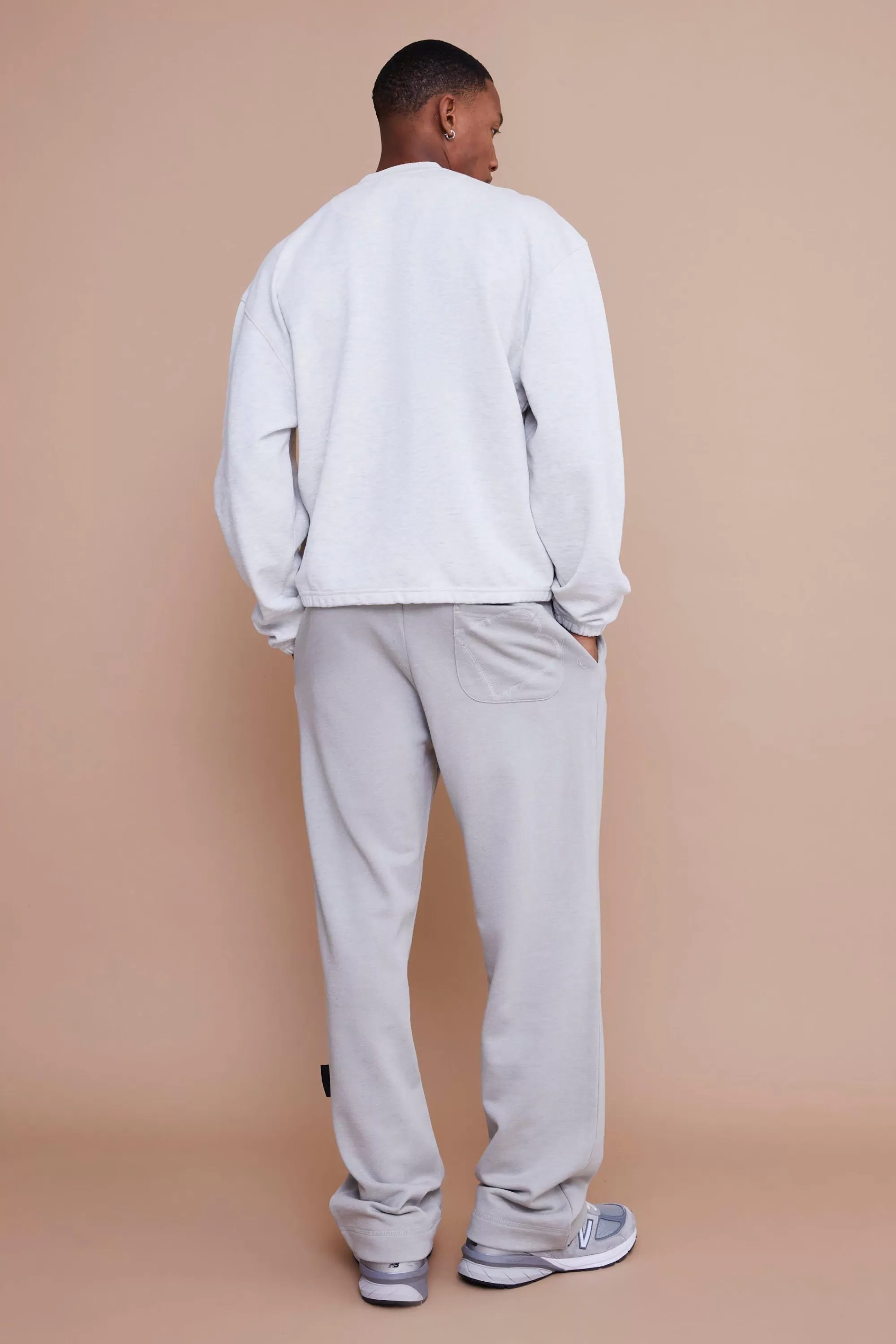 boohooMAN Oversized Boxy Heavyweight Sweatshirt | UK