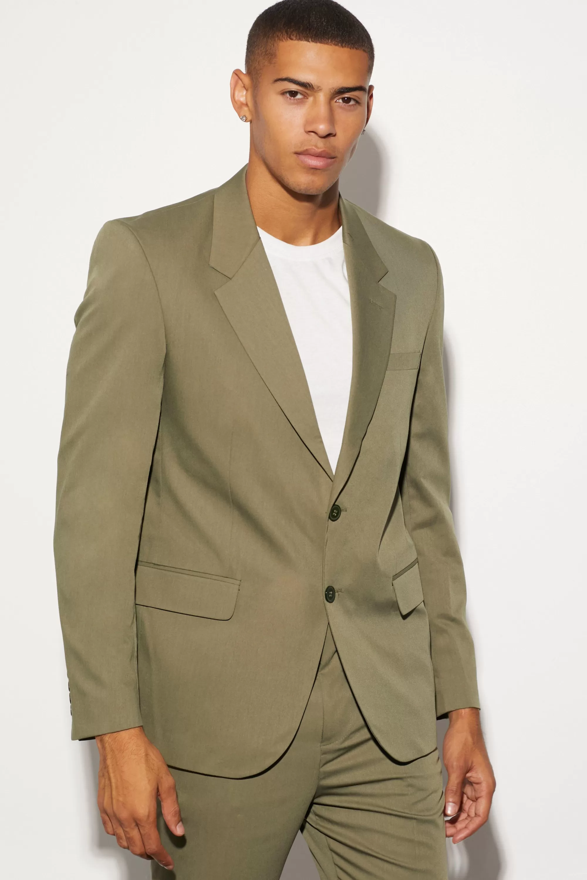 boohooMAN Oversized Boxy Single Breasted Suit Jacket | UK