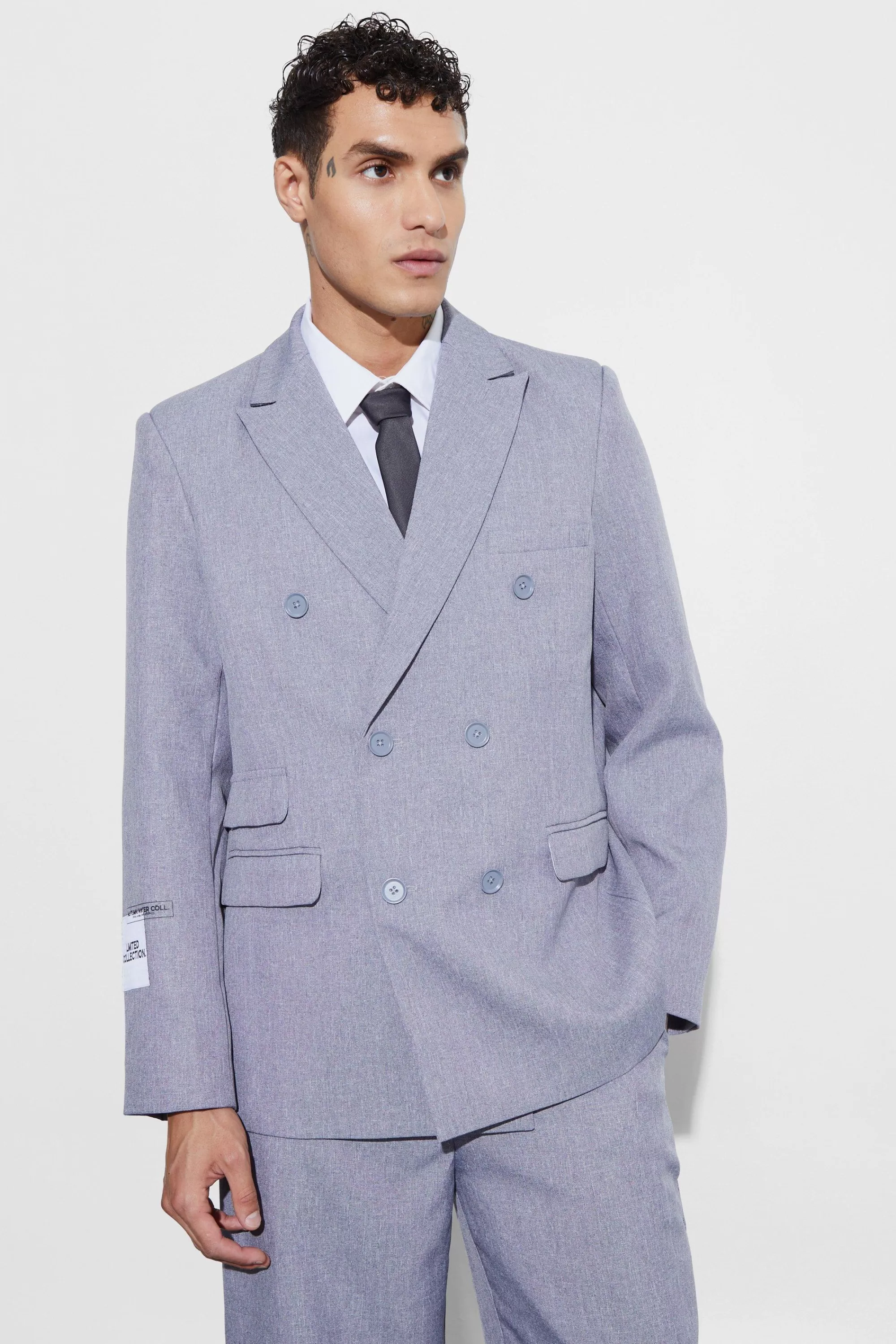 boohooMAN Oversized Fit Limited Collection Suit | UK
