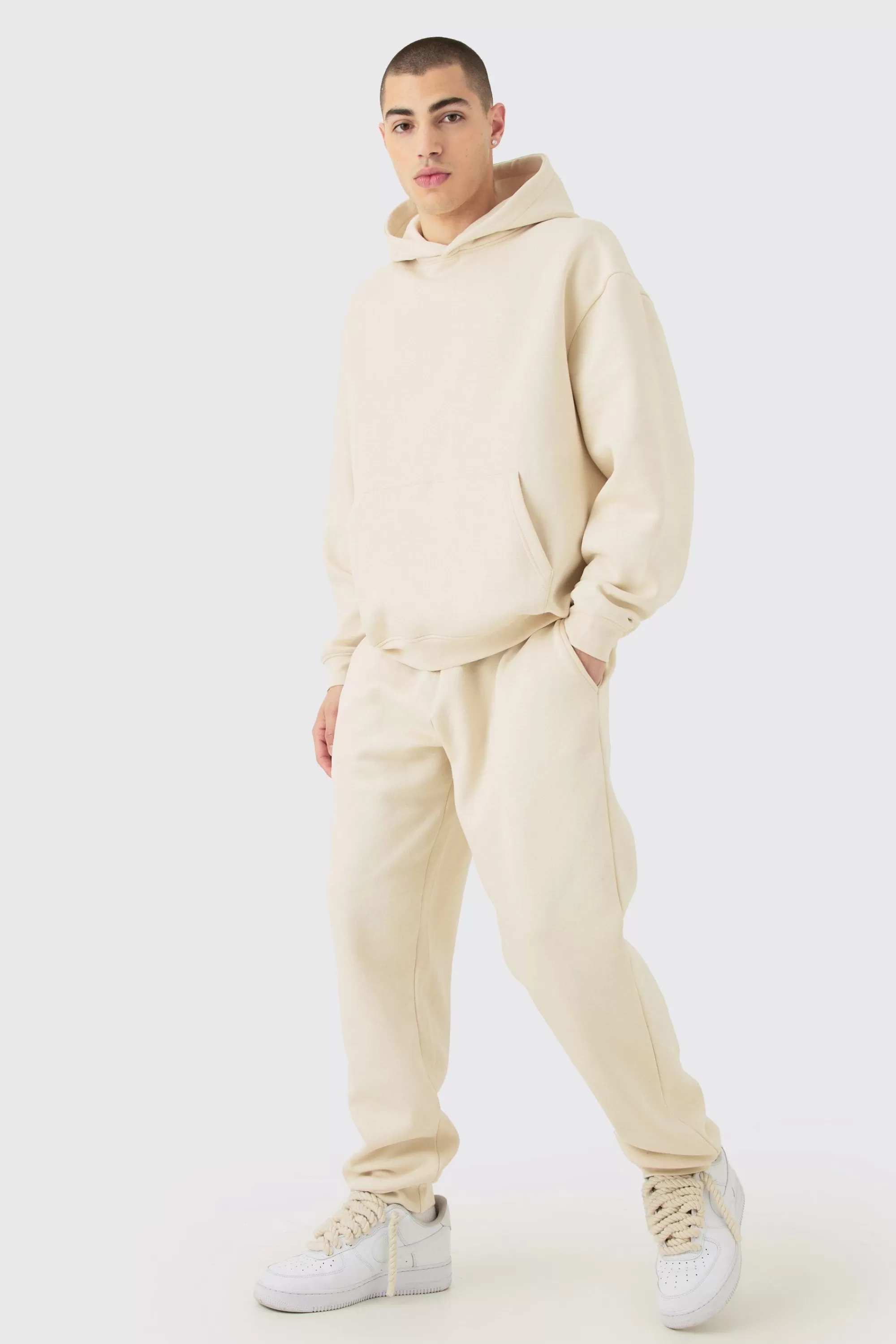boohooMAN Oversized Hooded Tracksuit | UK