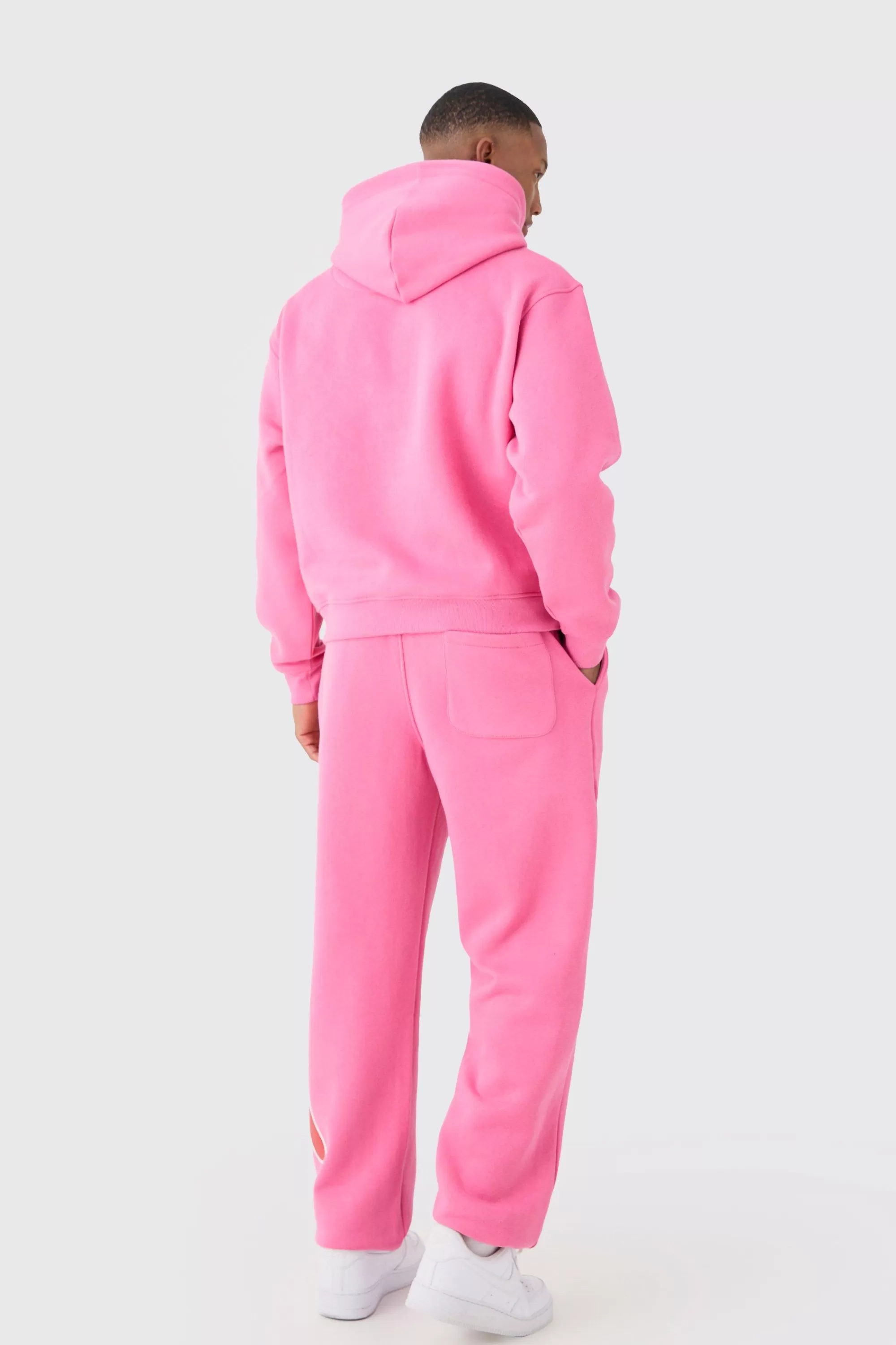 boohooMAN Oversized Man Graphic Hooded Tracksuit | UK