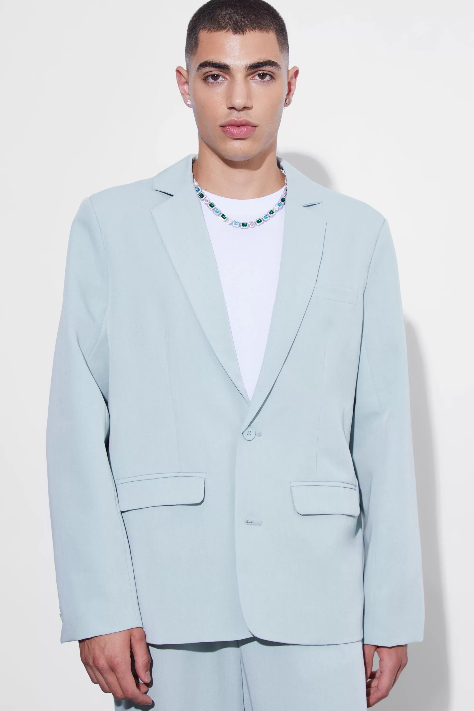 boohooMAN Oversized Single Breasted Suit | UK