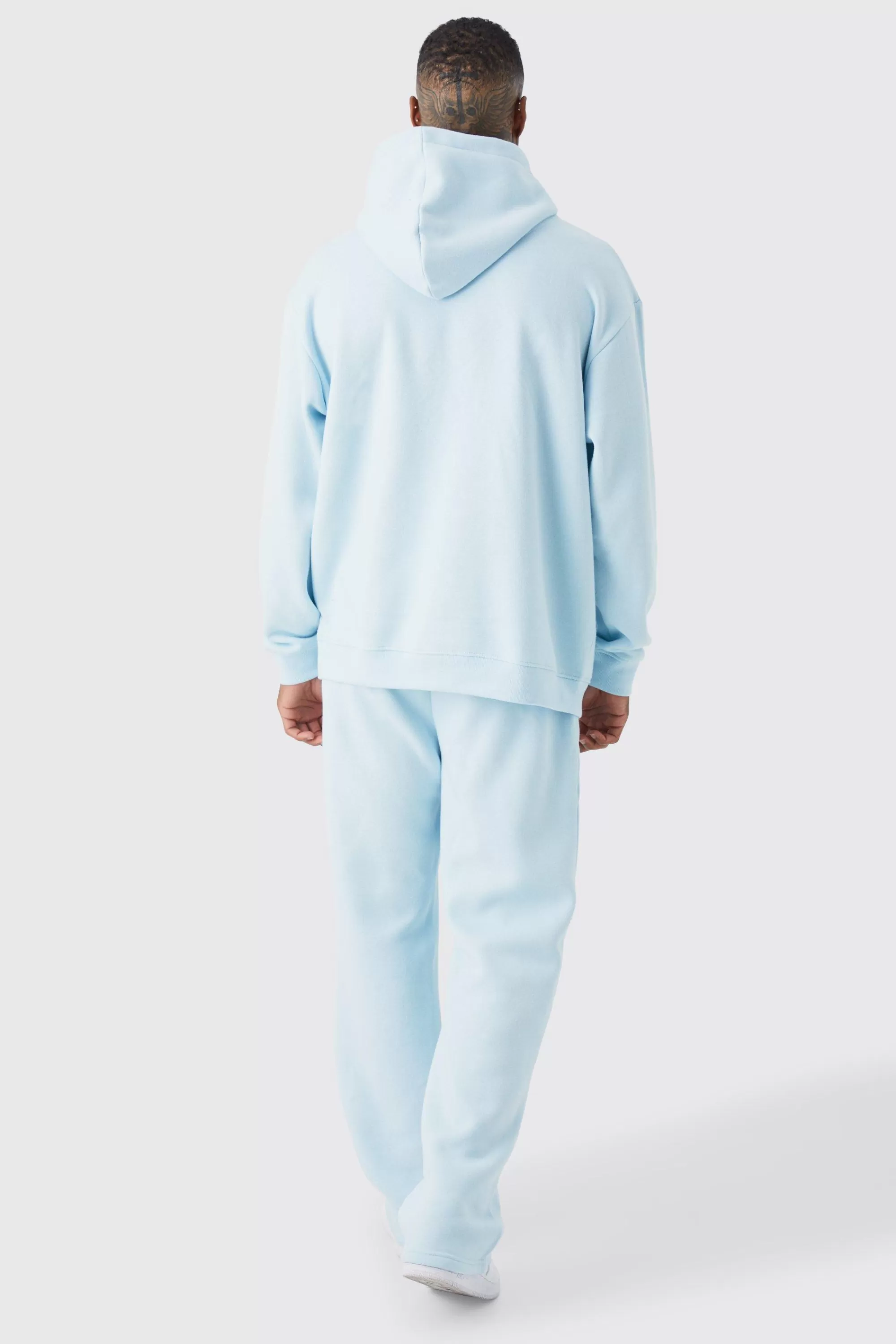 boohooMAN Oversized Worldwide Graffiti Print Tracksuit | UK