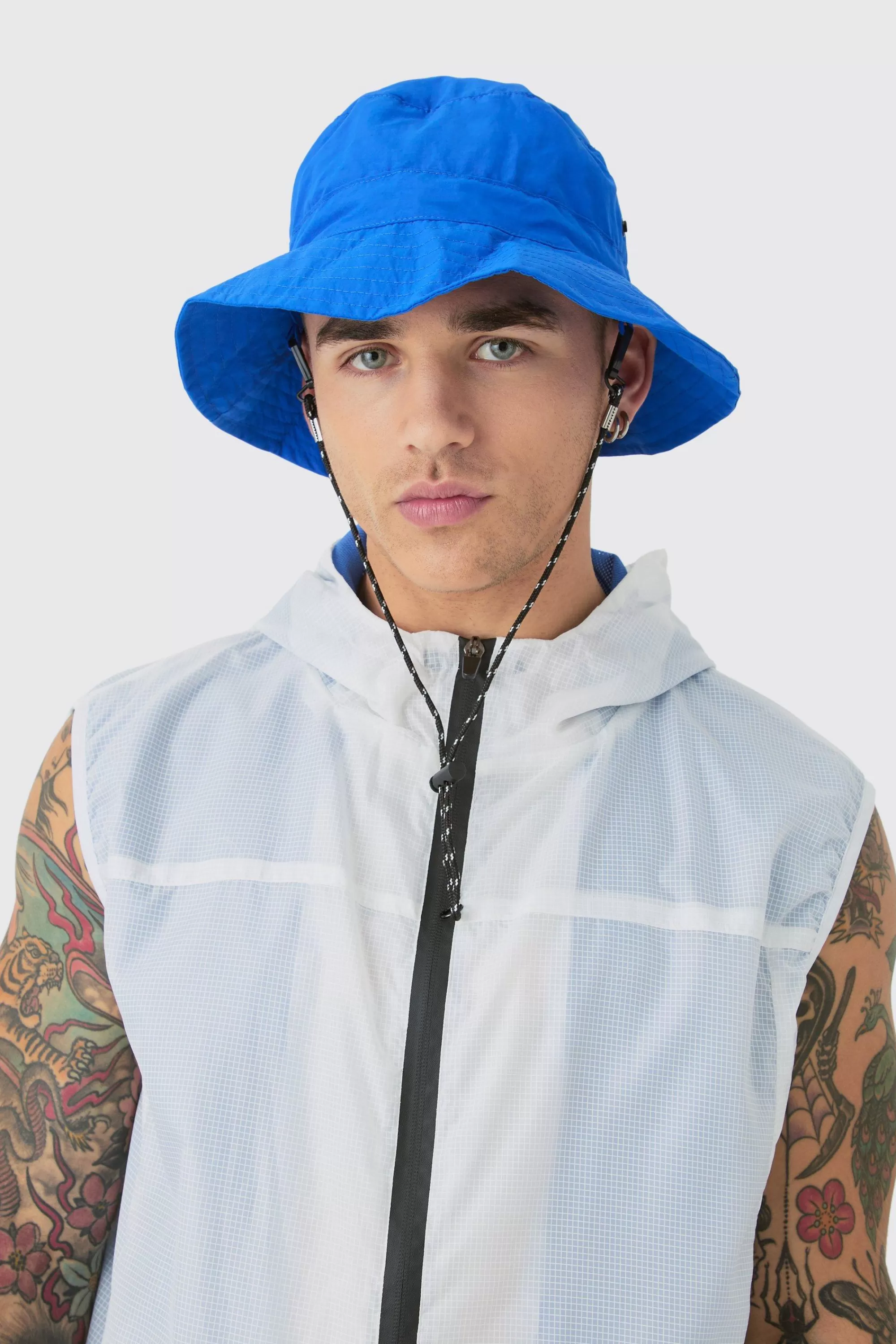 boohooMAN Packable Bucket Hat In | UK