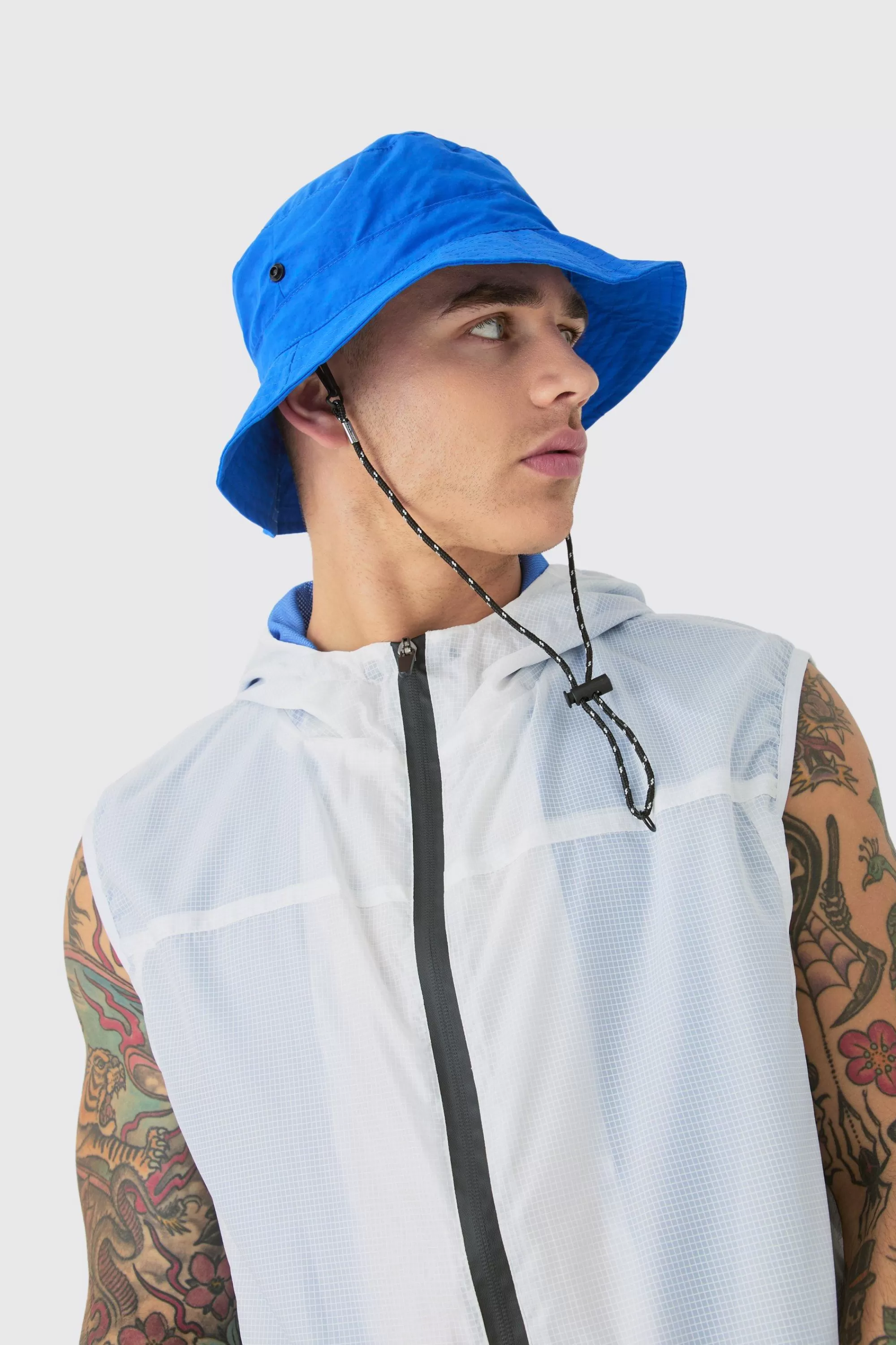boohooMAN Packable Bucket Hat In | UK