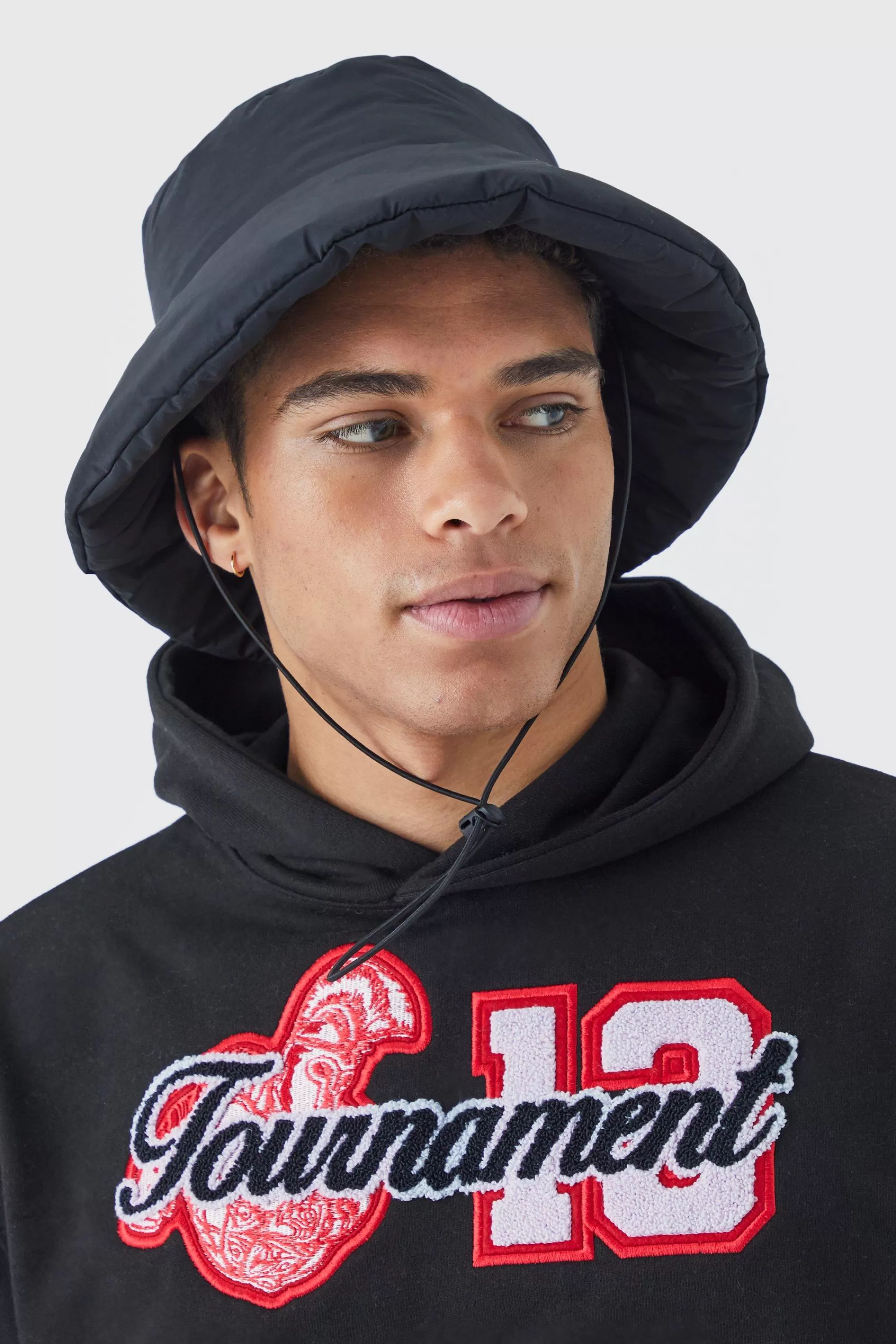 boohooMAN Padded Bucket Hat | UK