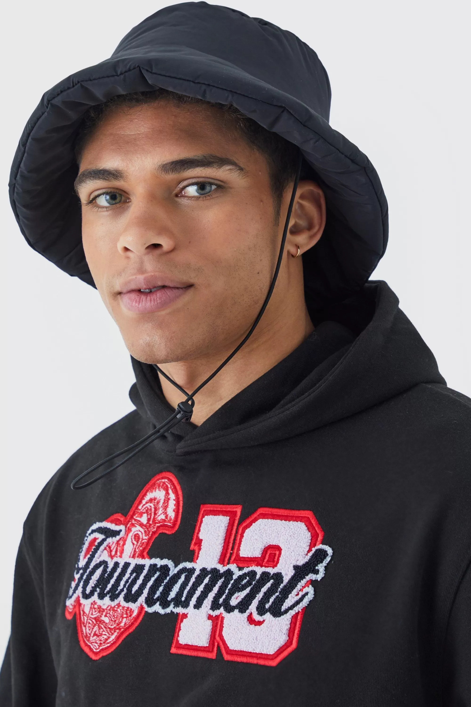 boohooMAN Padded Bucket Hat | UK