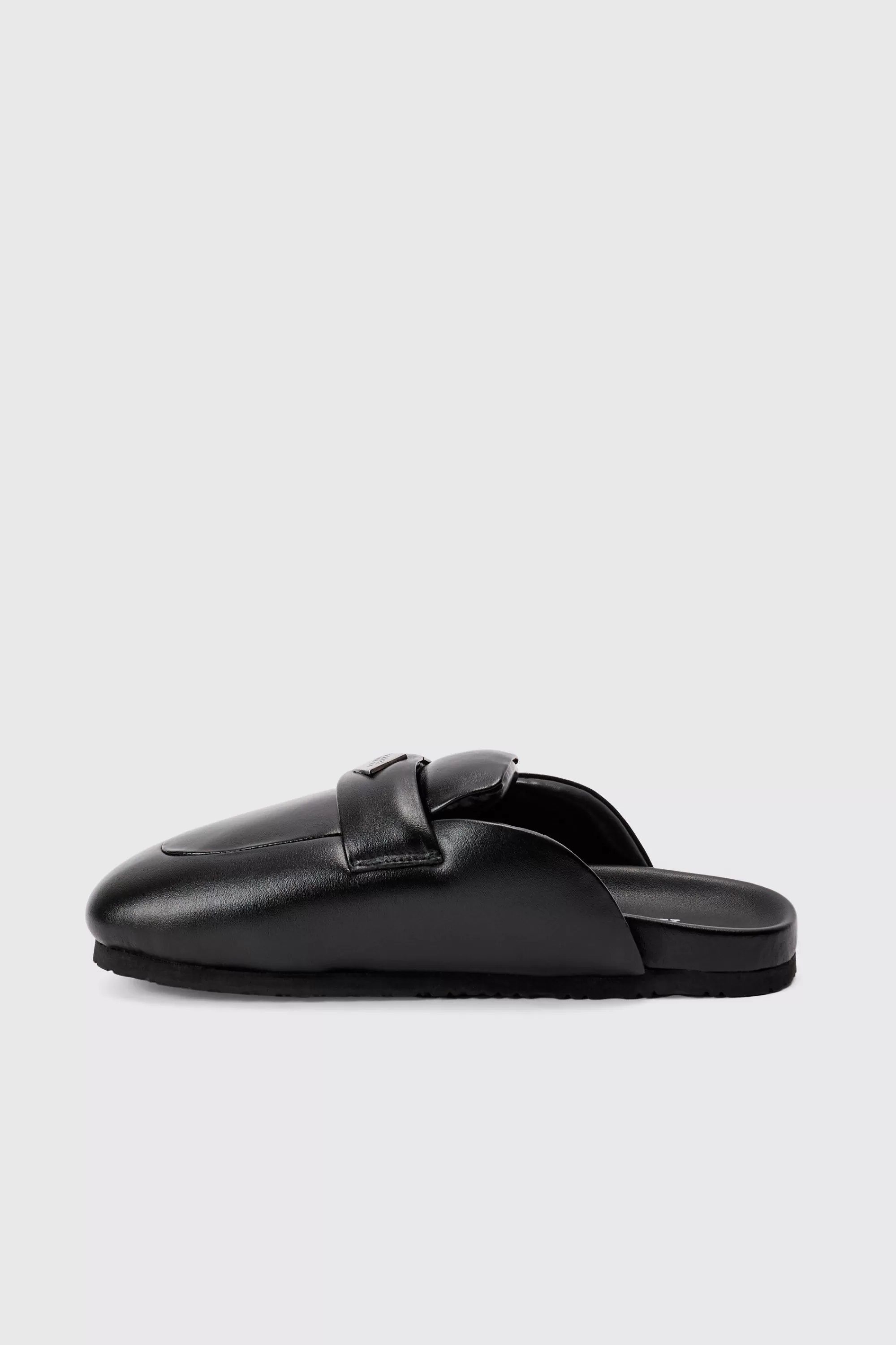 boohooMAN Padded Man Tab Mule In | UK