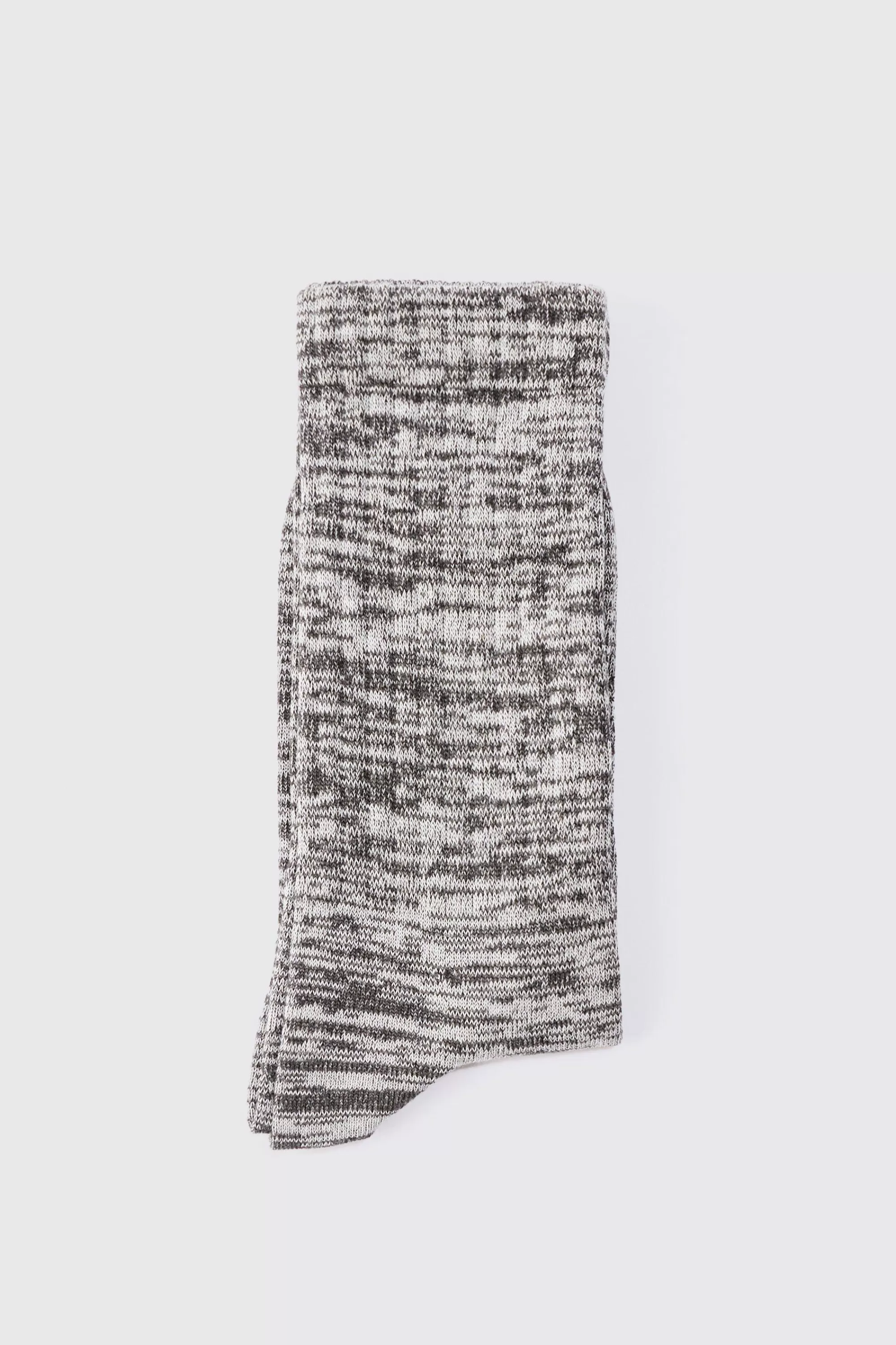 boohooMAN Plain Marl Socks In Grey | UK