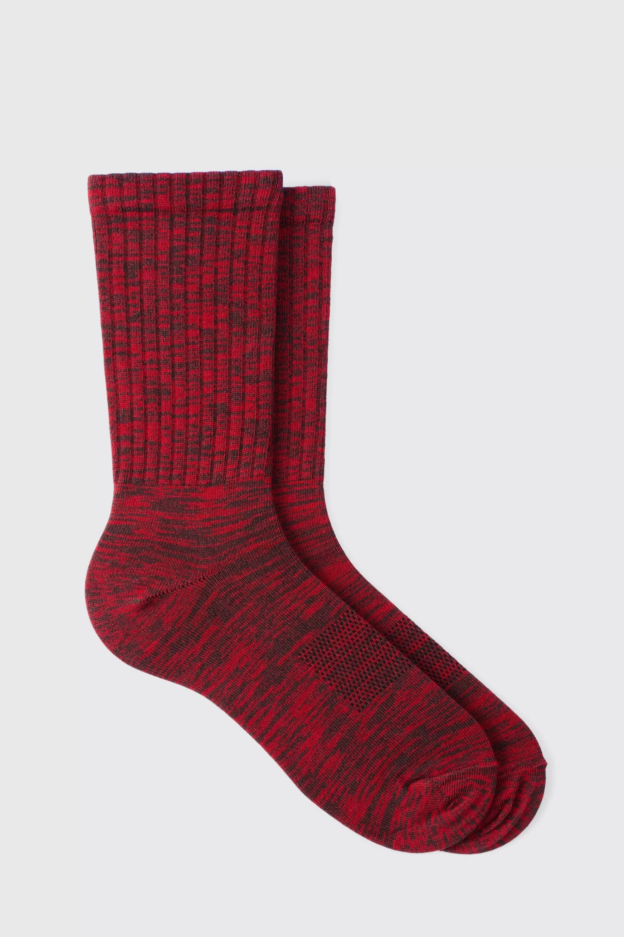 boohooMAN Plain Marl Socks In | UK