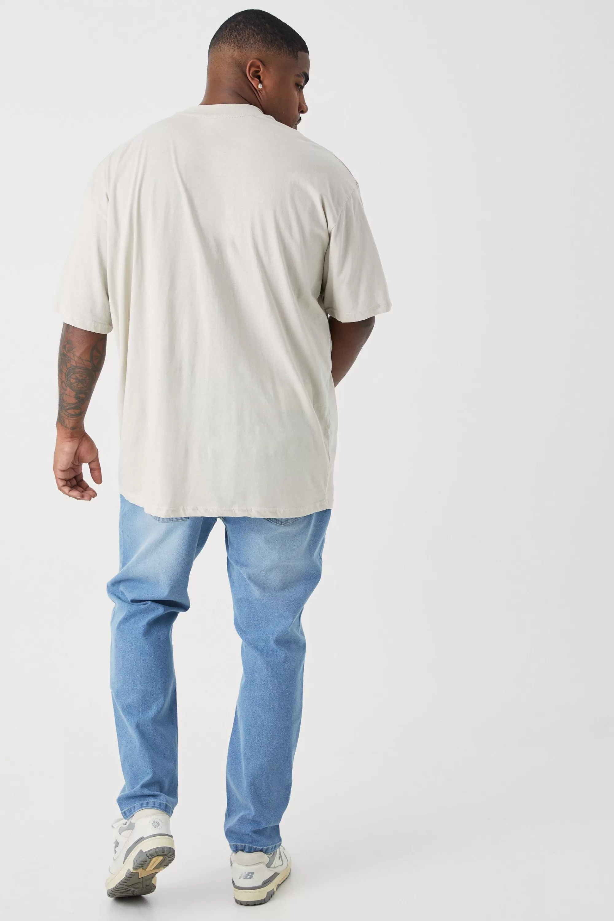 boohooMAN Plus Skinny Stretch Jean | UK