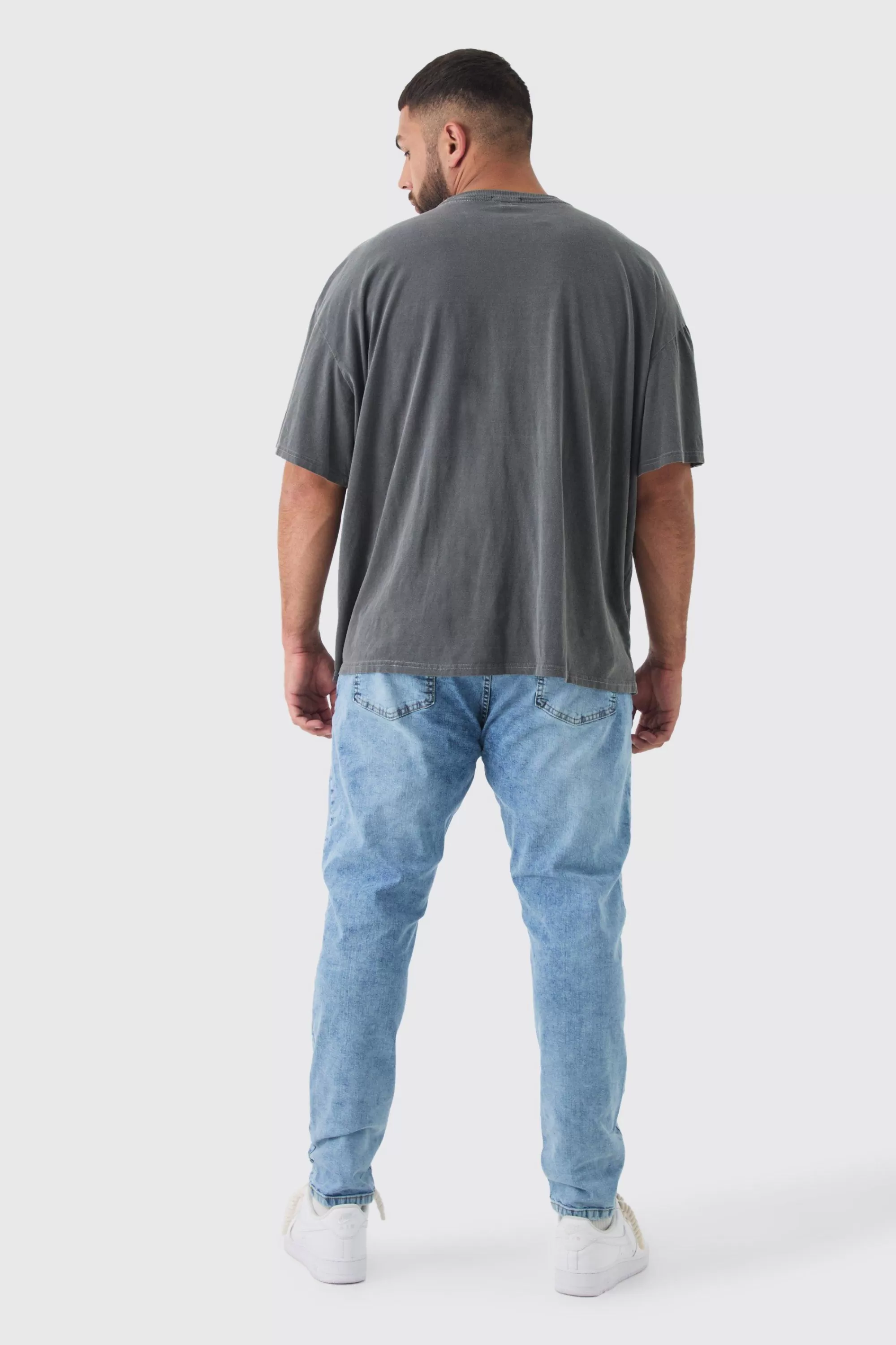 boohooMAN Plus Skinny Stretch Jean | UK