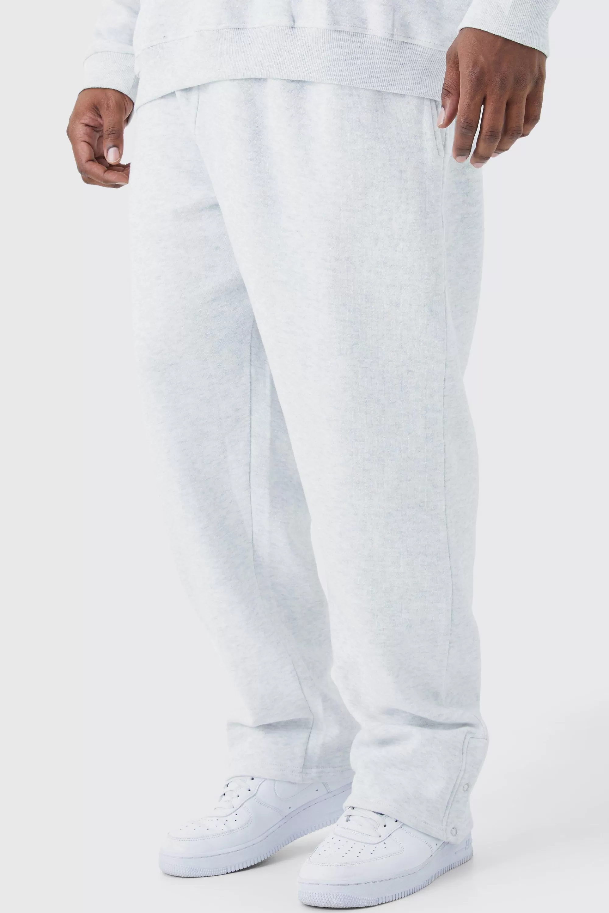 boohooMAN Plus Split Hem Jogger | UK